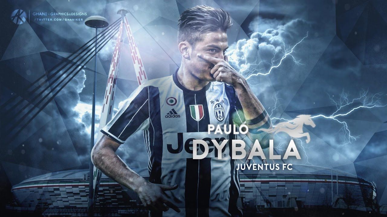 Fondo de pantalla de Paulo Dybala (Juventus) 2016/17 Speed art