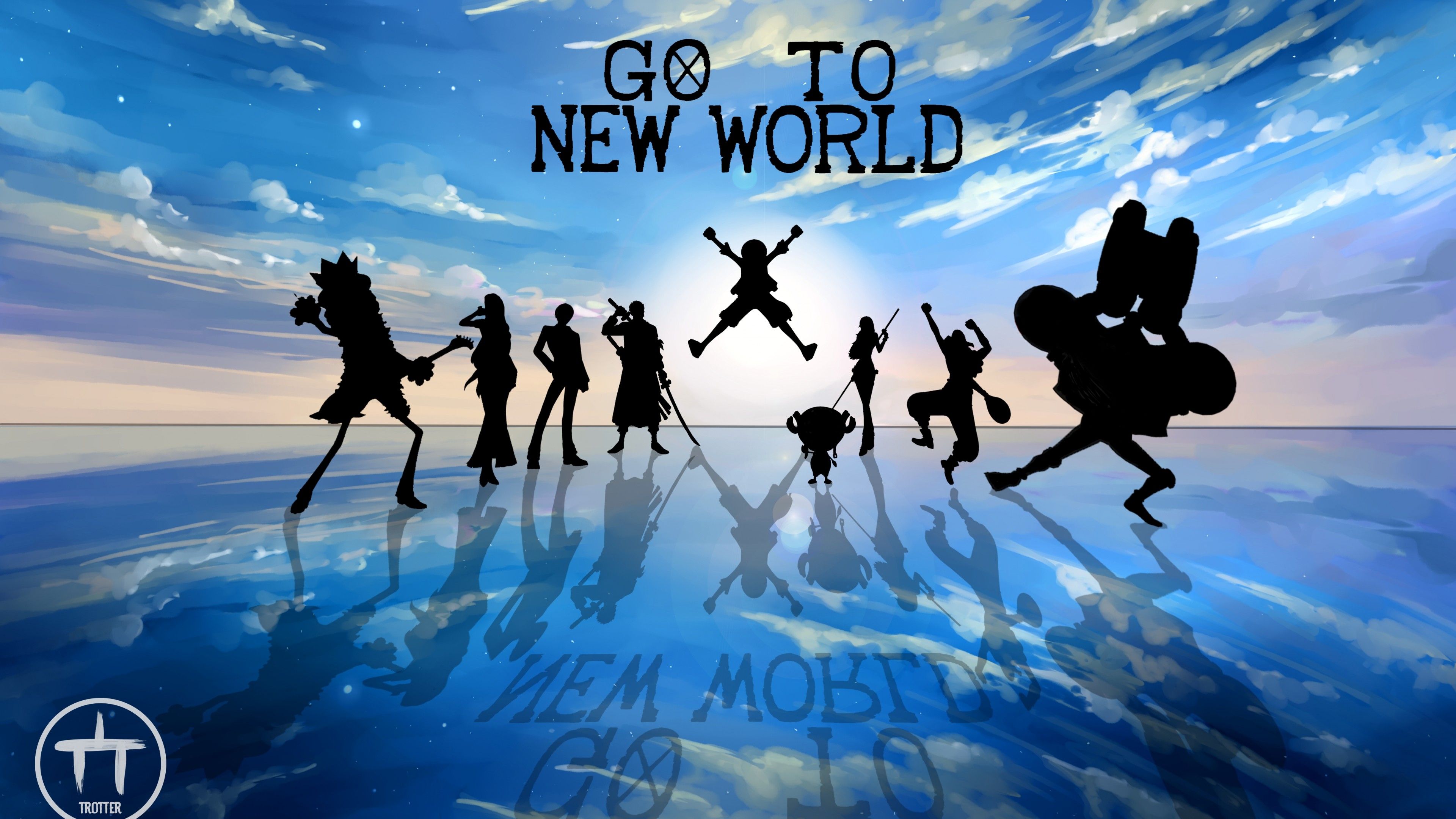 Fondo de pantalla de One Piece, Go To New World, HD, 4K, Anime, # 2592