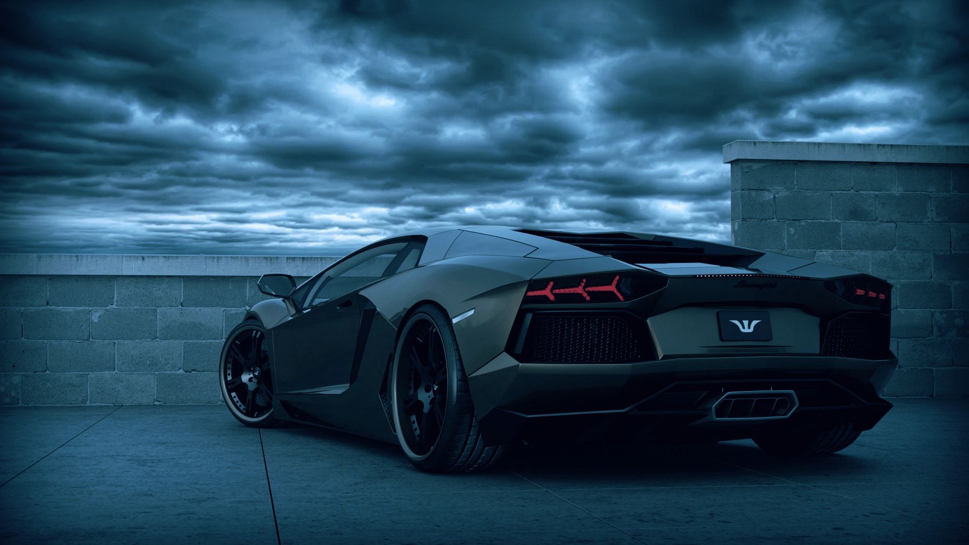 Lamborghini Dark fondos de pantalla de alta definición