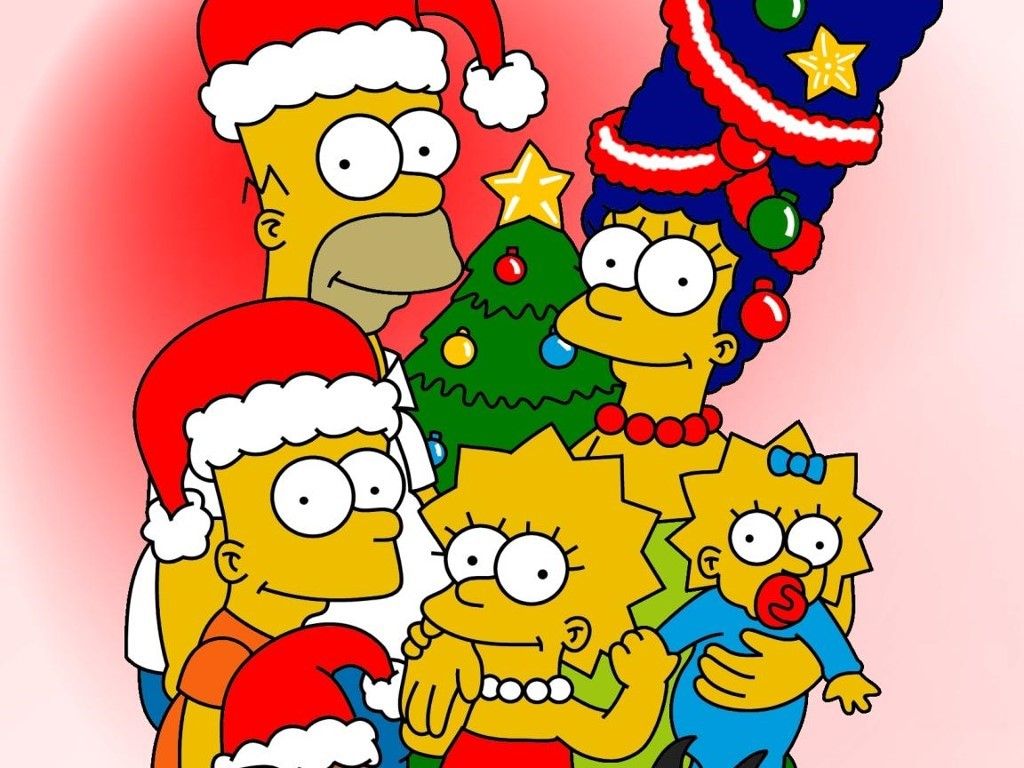 Los Simpson Feliz Navidad | Fondos de pantalla gratis - Imagenes- Paisajes