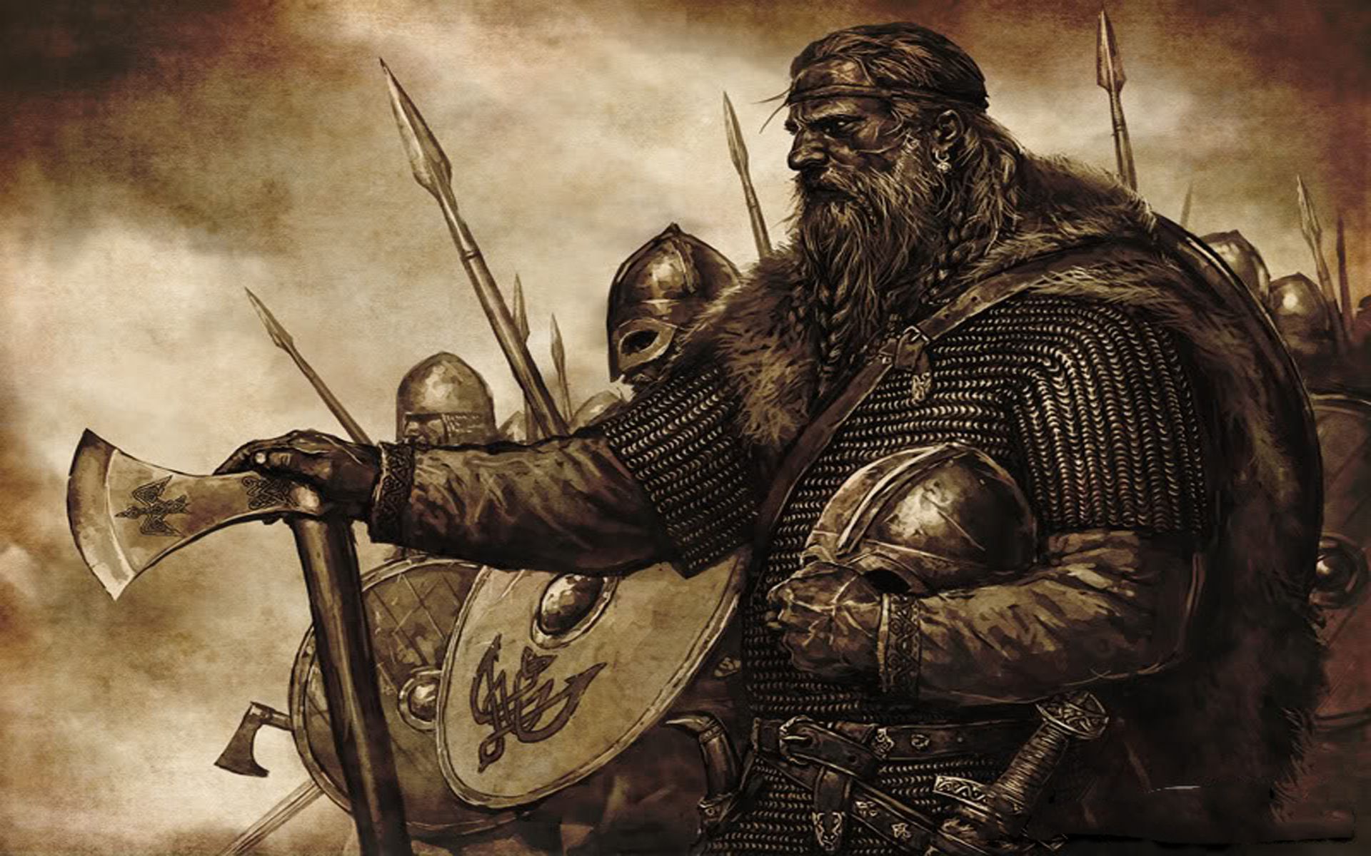 vikingos, obras de arte, medievales :: Fondos de pantalla