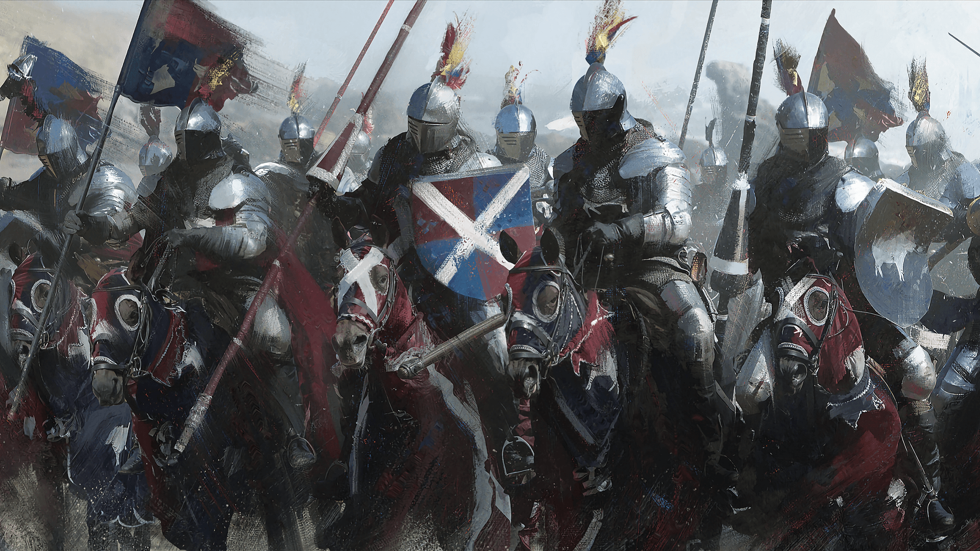 4502212 #colorido, #medieval, #lance, #Cavalry, #banner, #knight