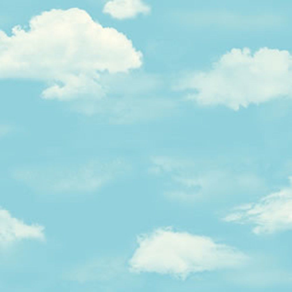 Fondo de pantalla de cielo azul y nubes blancas / Fondo de pantalla de Sweet Kids Room / Niños