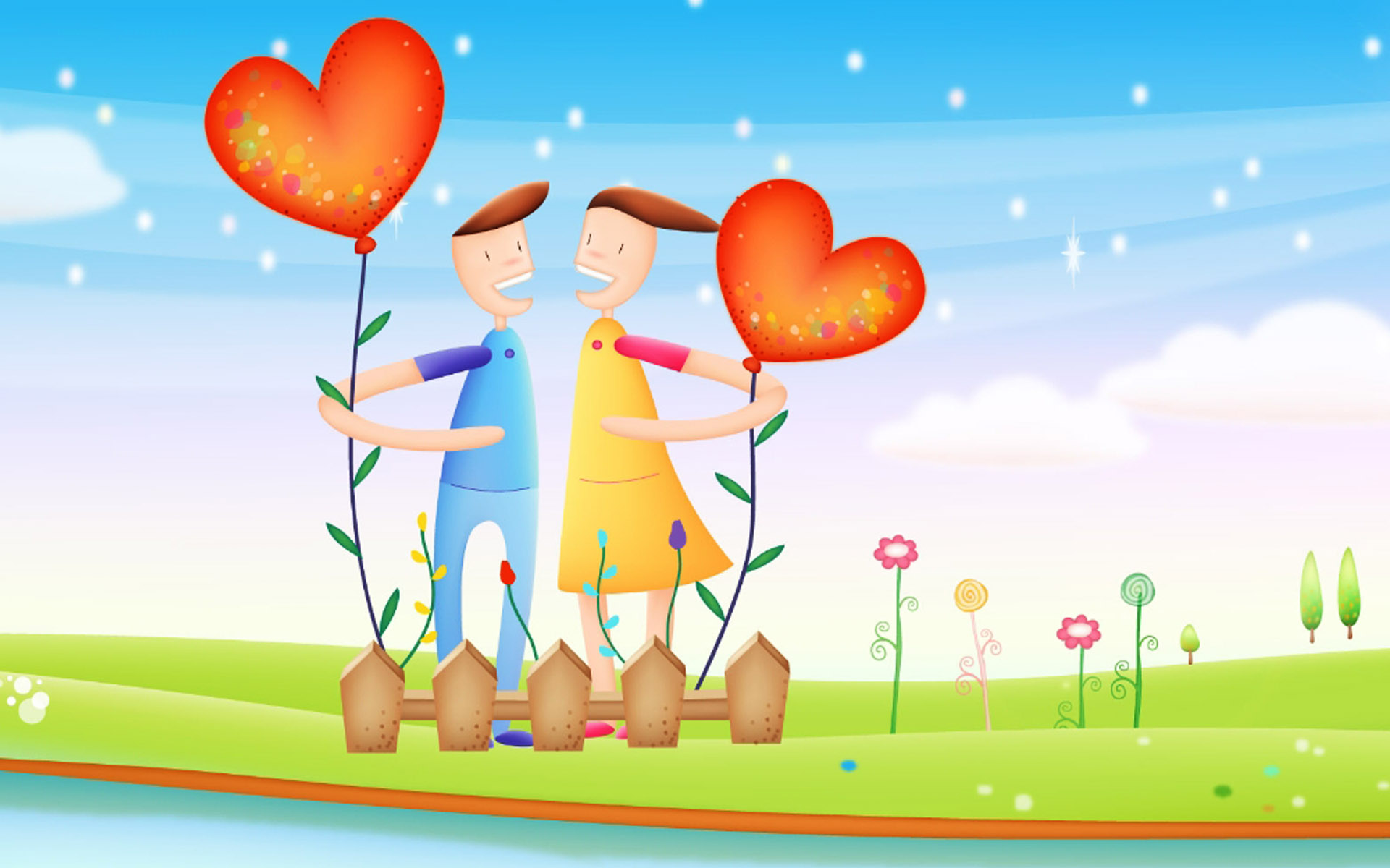 El amor y la felicidad - imagenes - fondos de pantalla - Amor romance