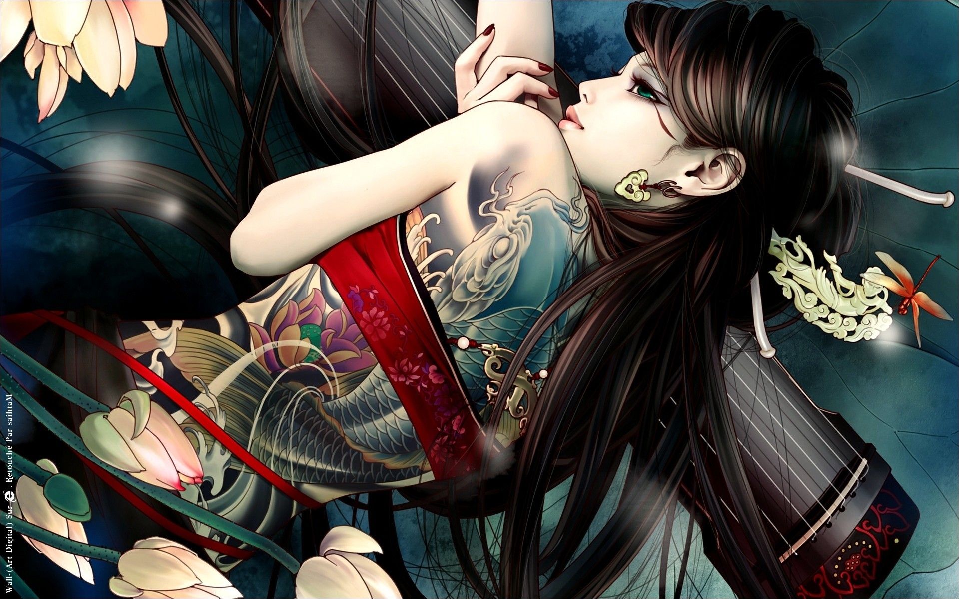 Fondo de pantalla de tatuajes - Girl Tattoo Anime (# 706882) - HD