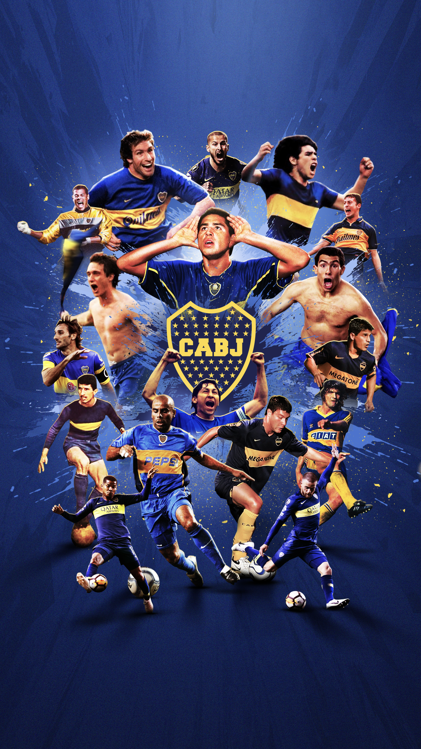 Fondo de pantalla del Boca Juniors 1440x2560