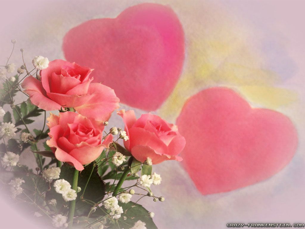 Descargar gratis corazones rosas y flores imágenes imágenes Becuo