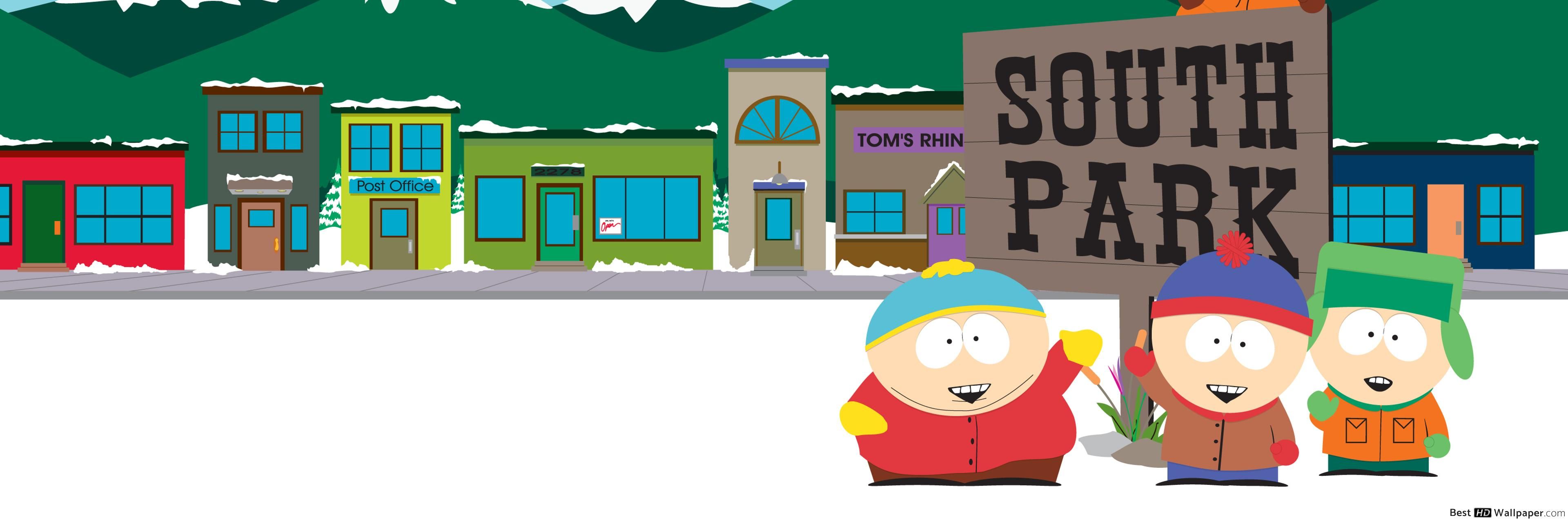 Fondo de pantalla de South Park 3840x1280