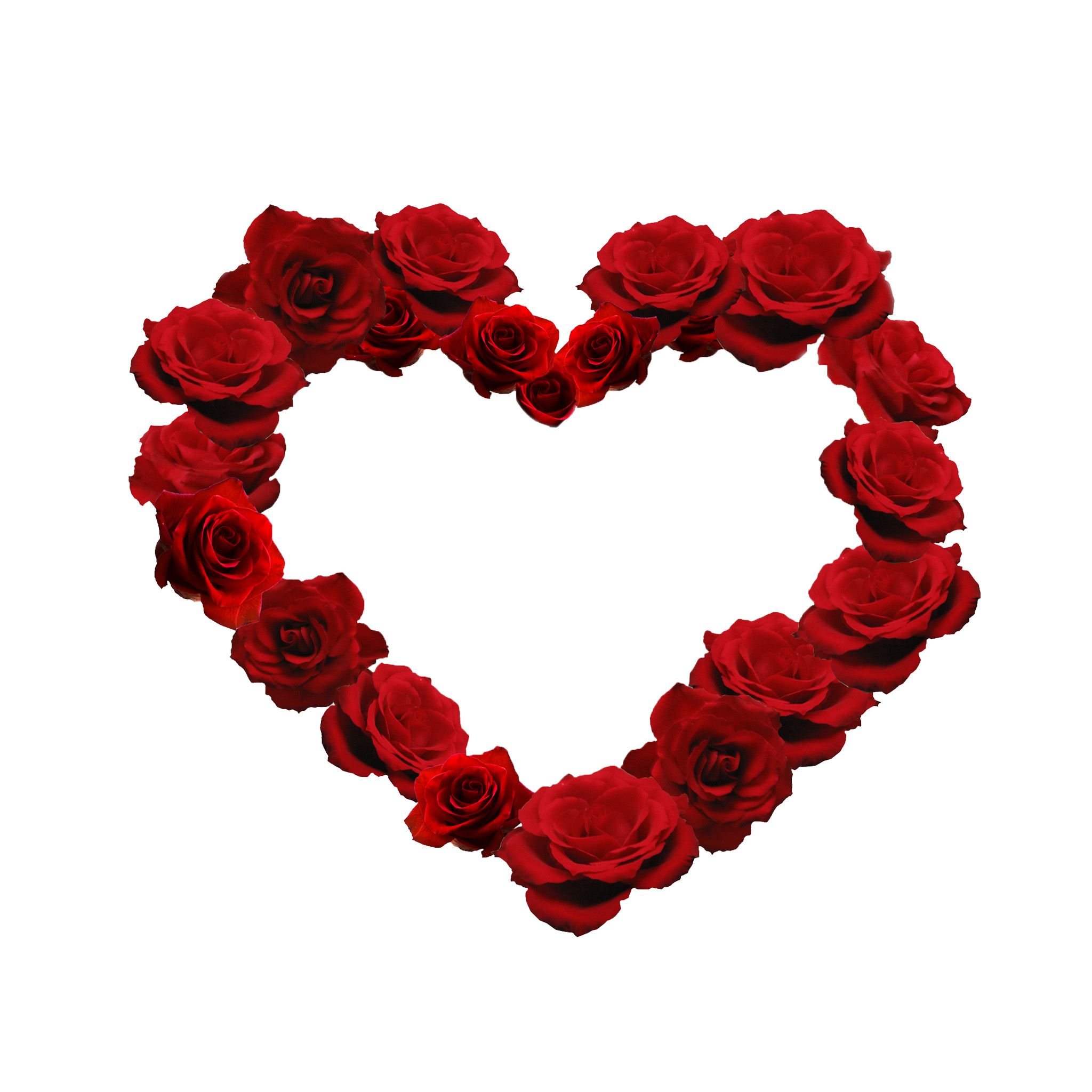 Fondo de pantalla de corazones y flores 2048x2048