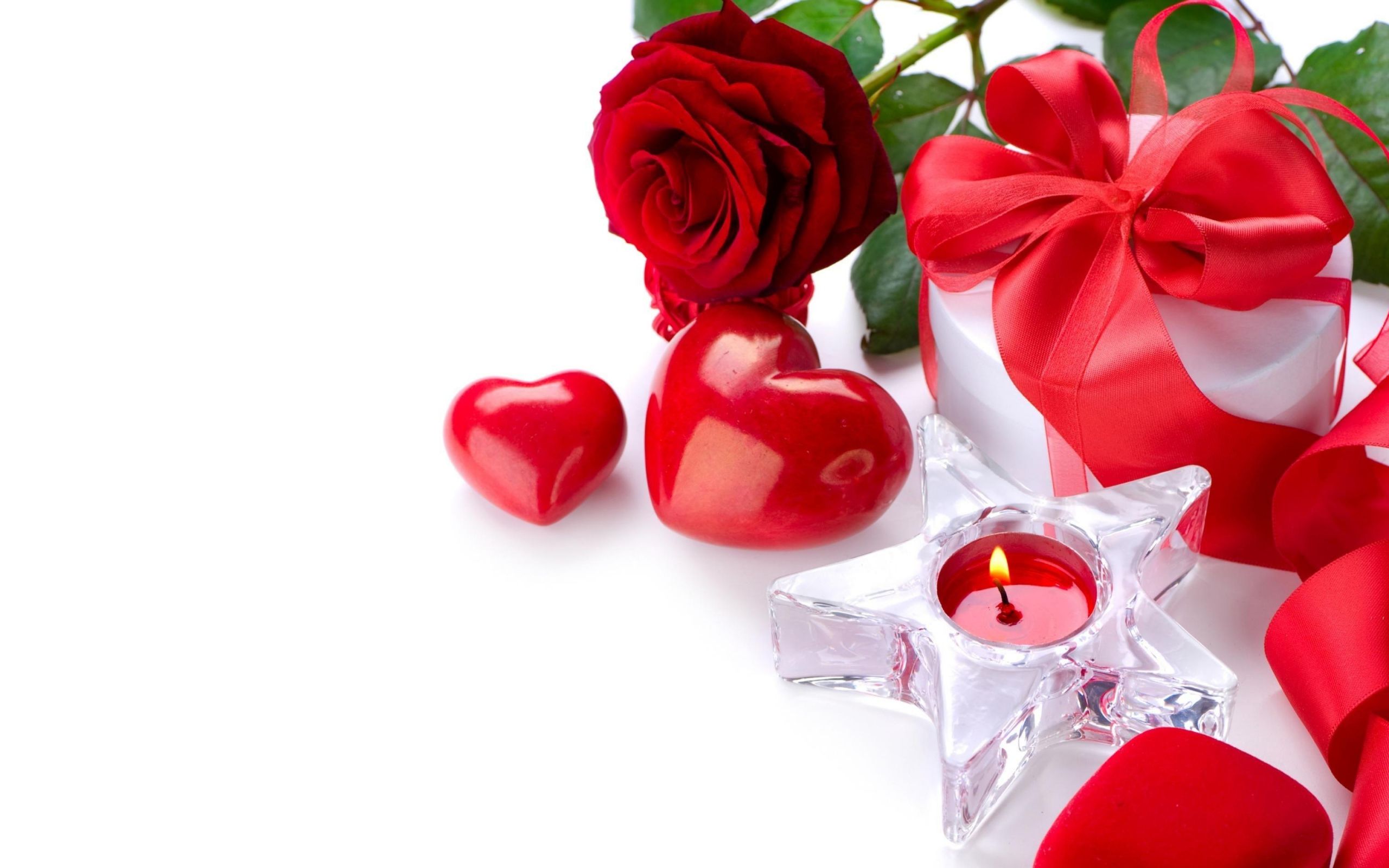 Corazón y rosas - Happy Valentine Day Hd (# 591982) - HD Wallpaper