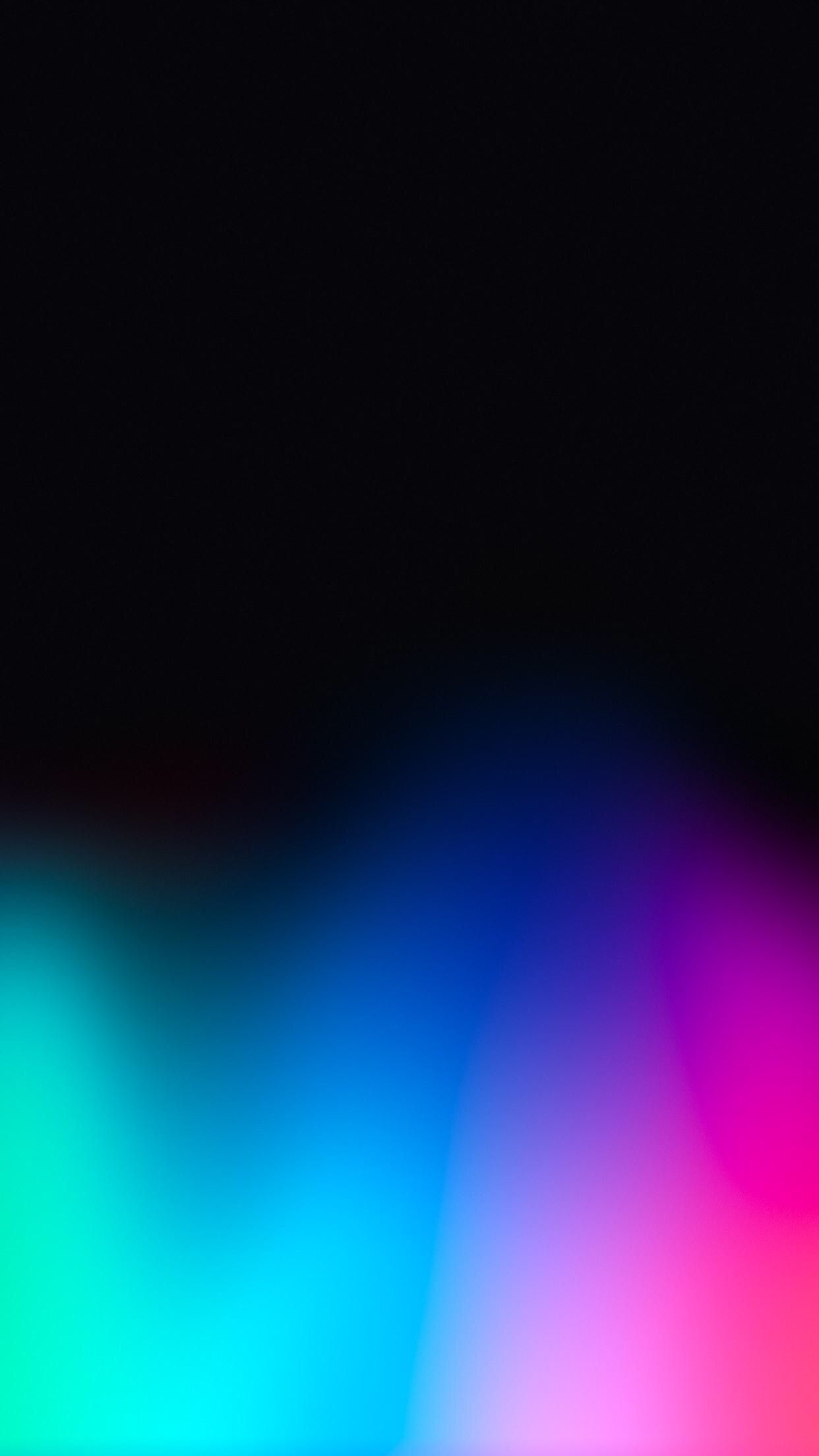 Dark Rainbow Wallpaper - Apple Iphone X Wallpaper Black (# 132265