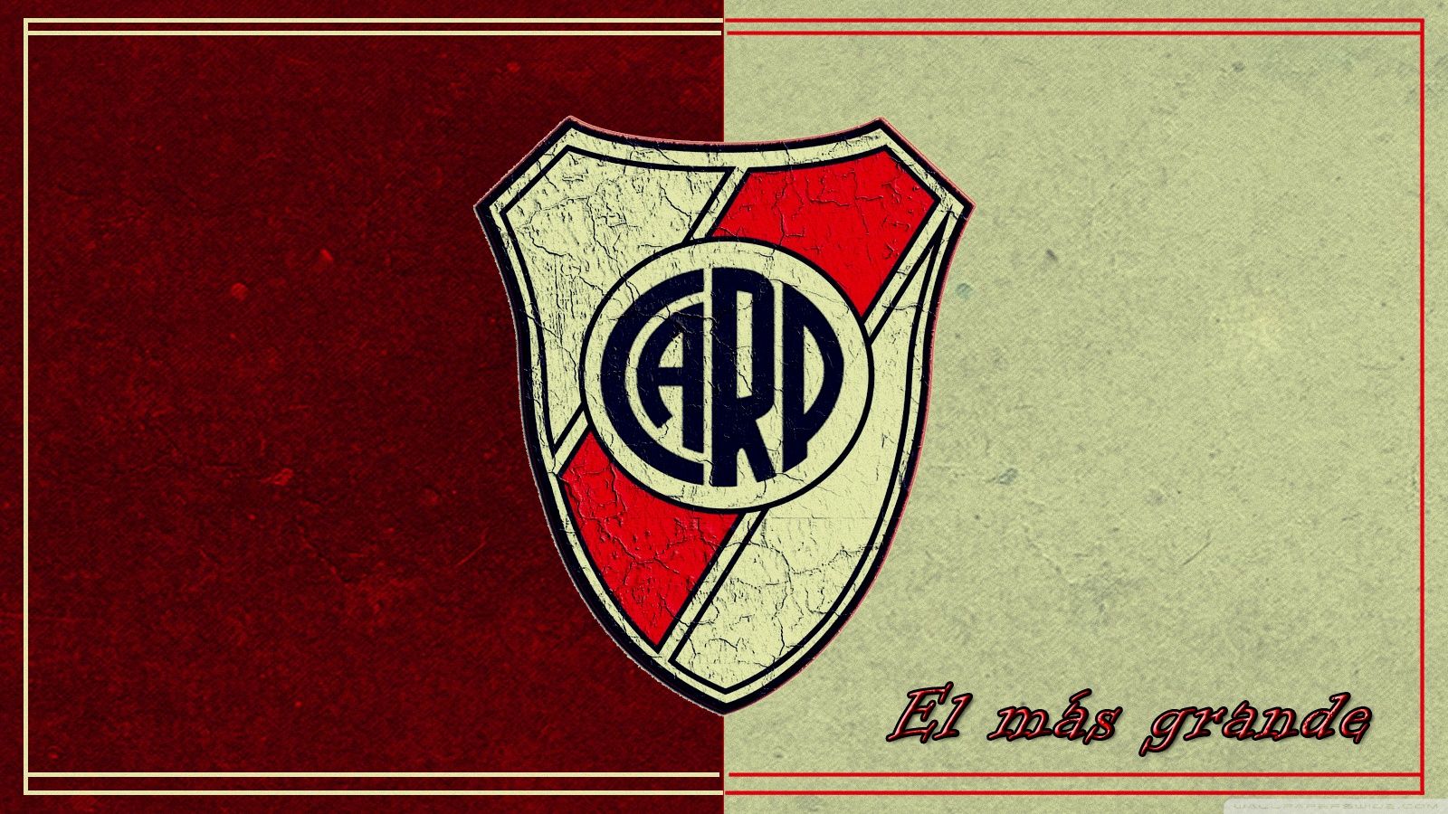 Fondo de pantalla del River Plate 1600x900
