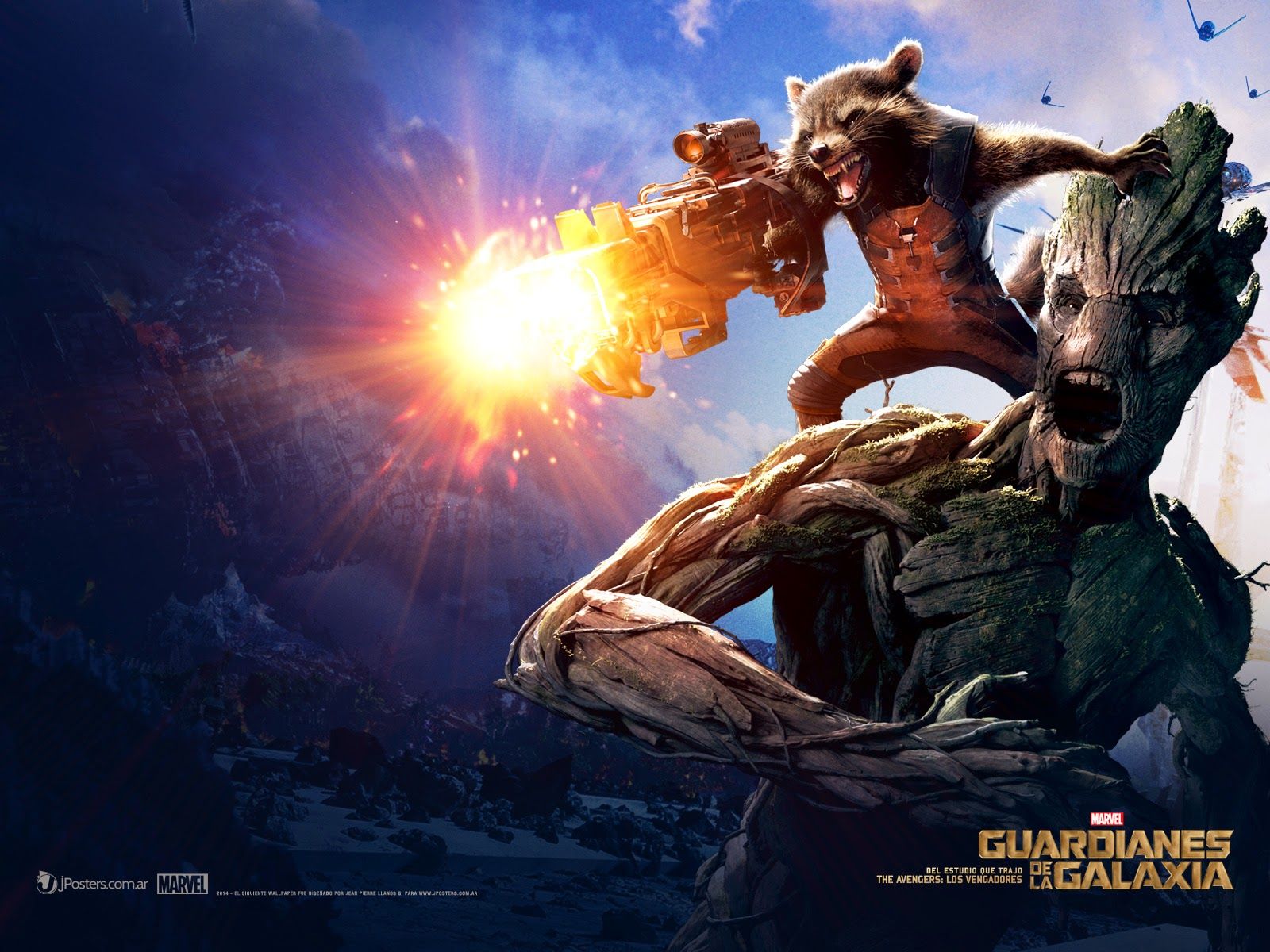 Fondo de pantalla de los Guardianes de la Galaxia 1600x1200