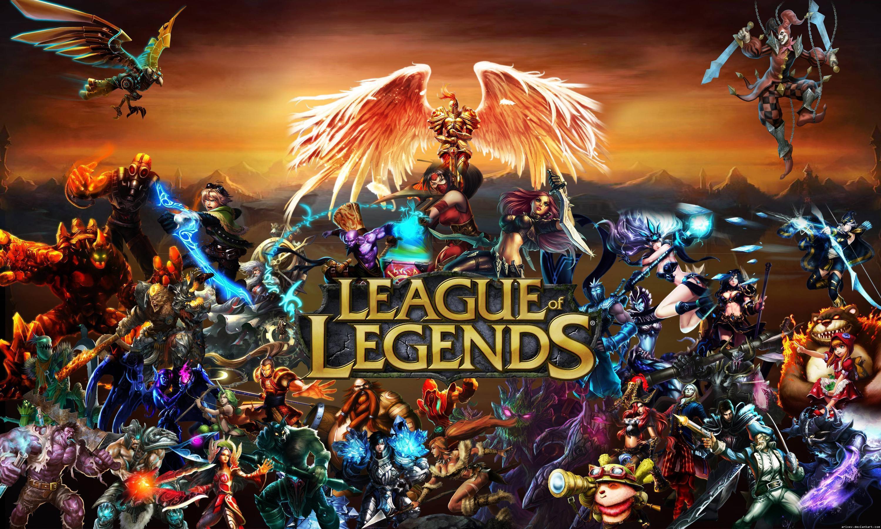 Fondo de pantalla de League of Legends 3000x1800