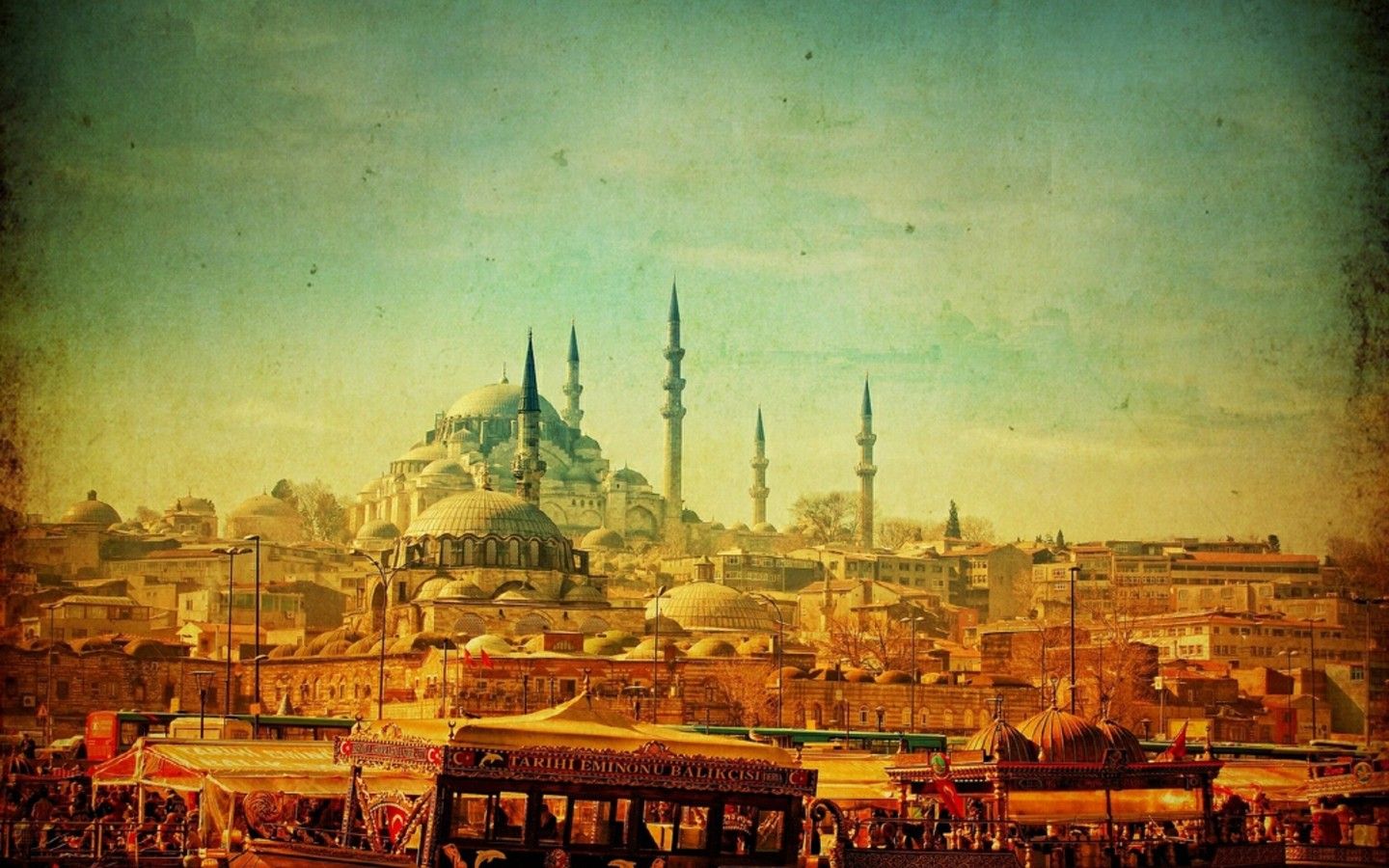 Fondo de pantalla de Estambul 1440x900
