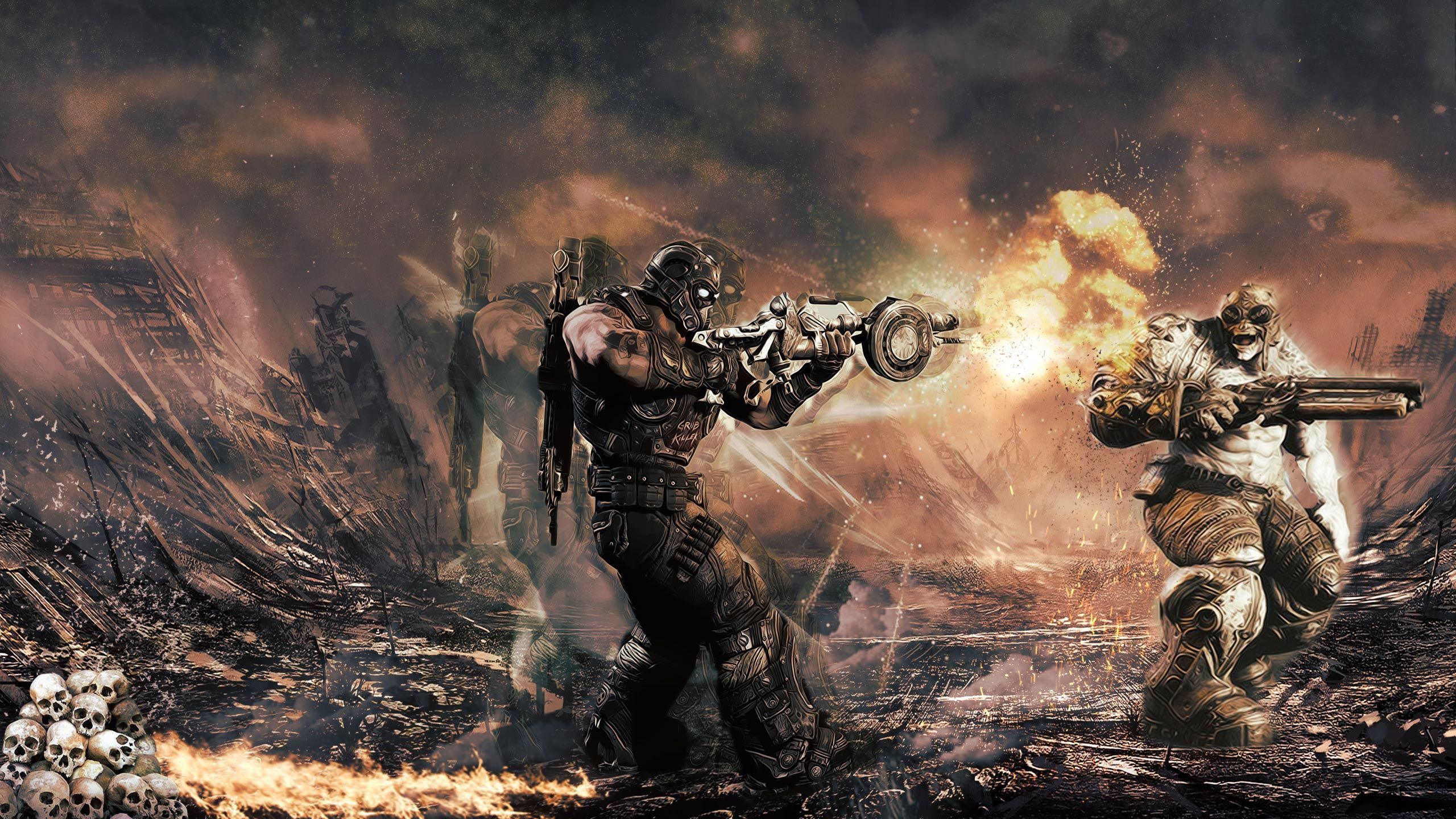 Fondo de pantalla de Gears of War 2560x1440