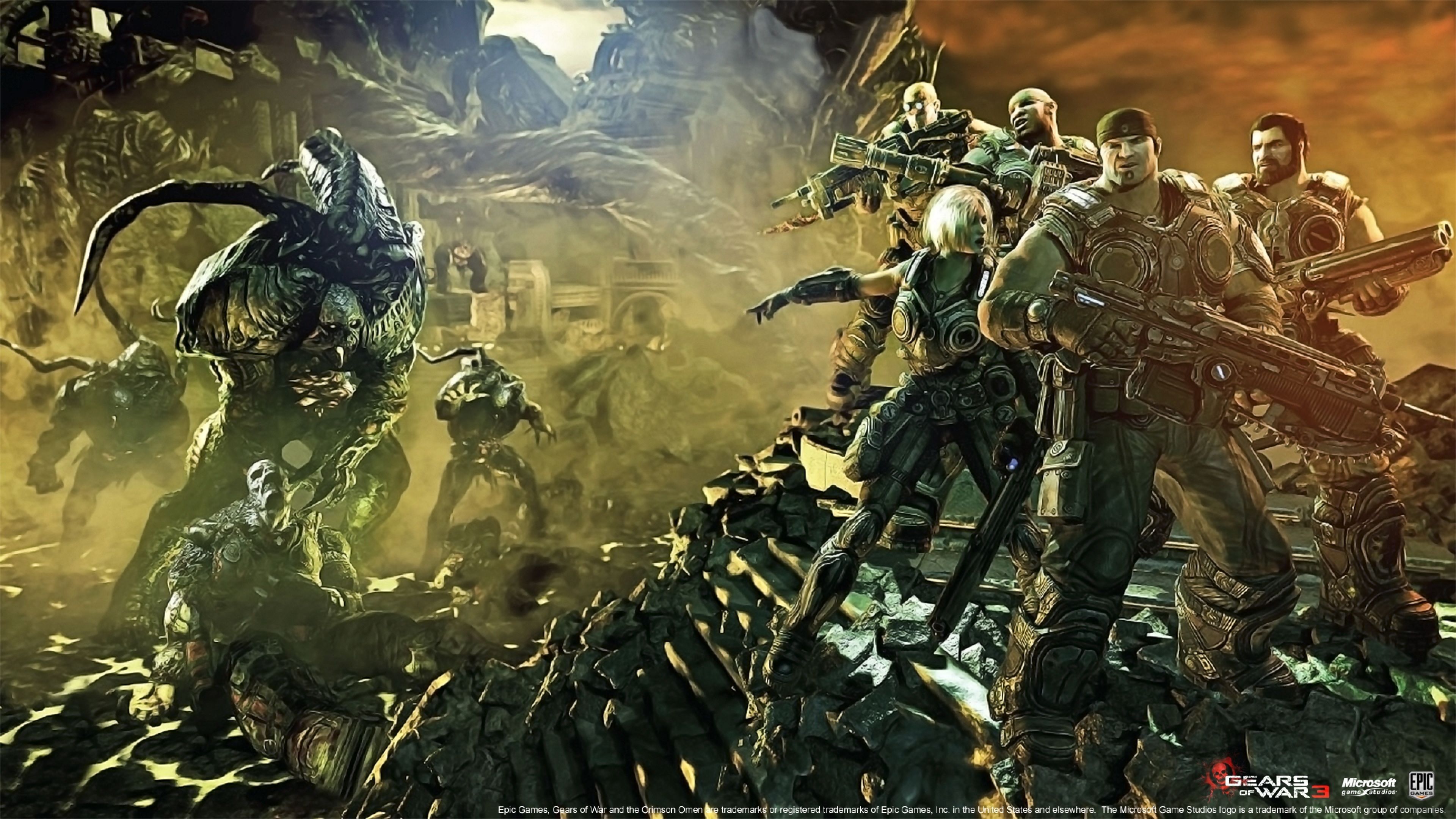 Fondo de pantalla de Gears of War 3840x2160