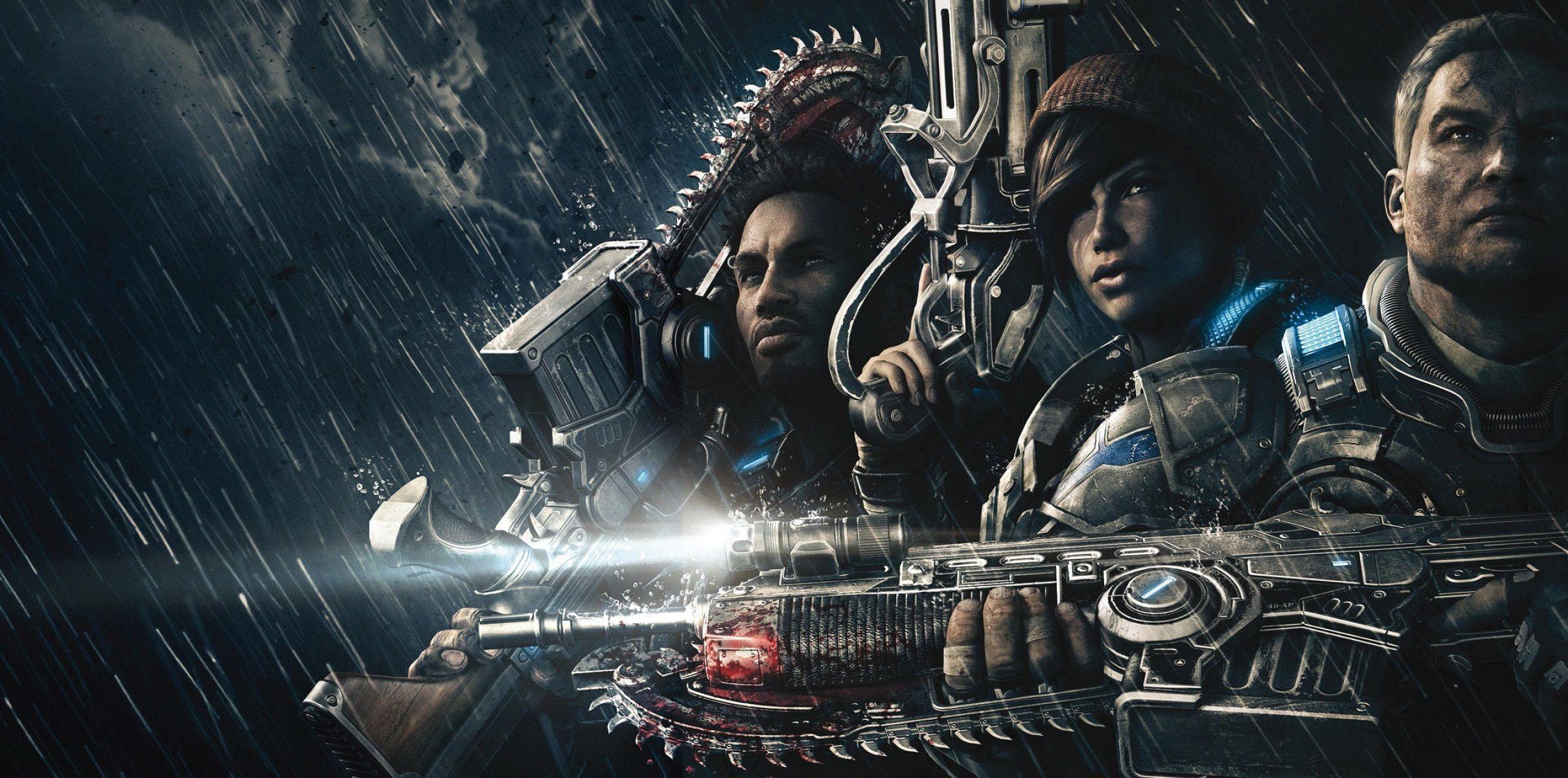 Fondo de pantalla de Gears of War 2420x1200