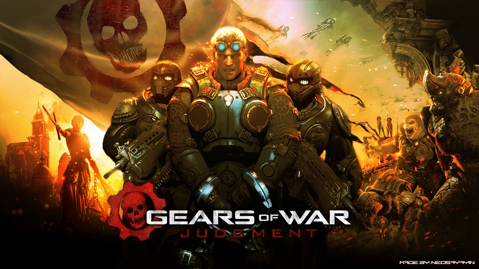 Fondo de pantalla de Gears of War 1920x1080