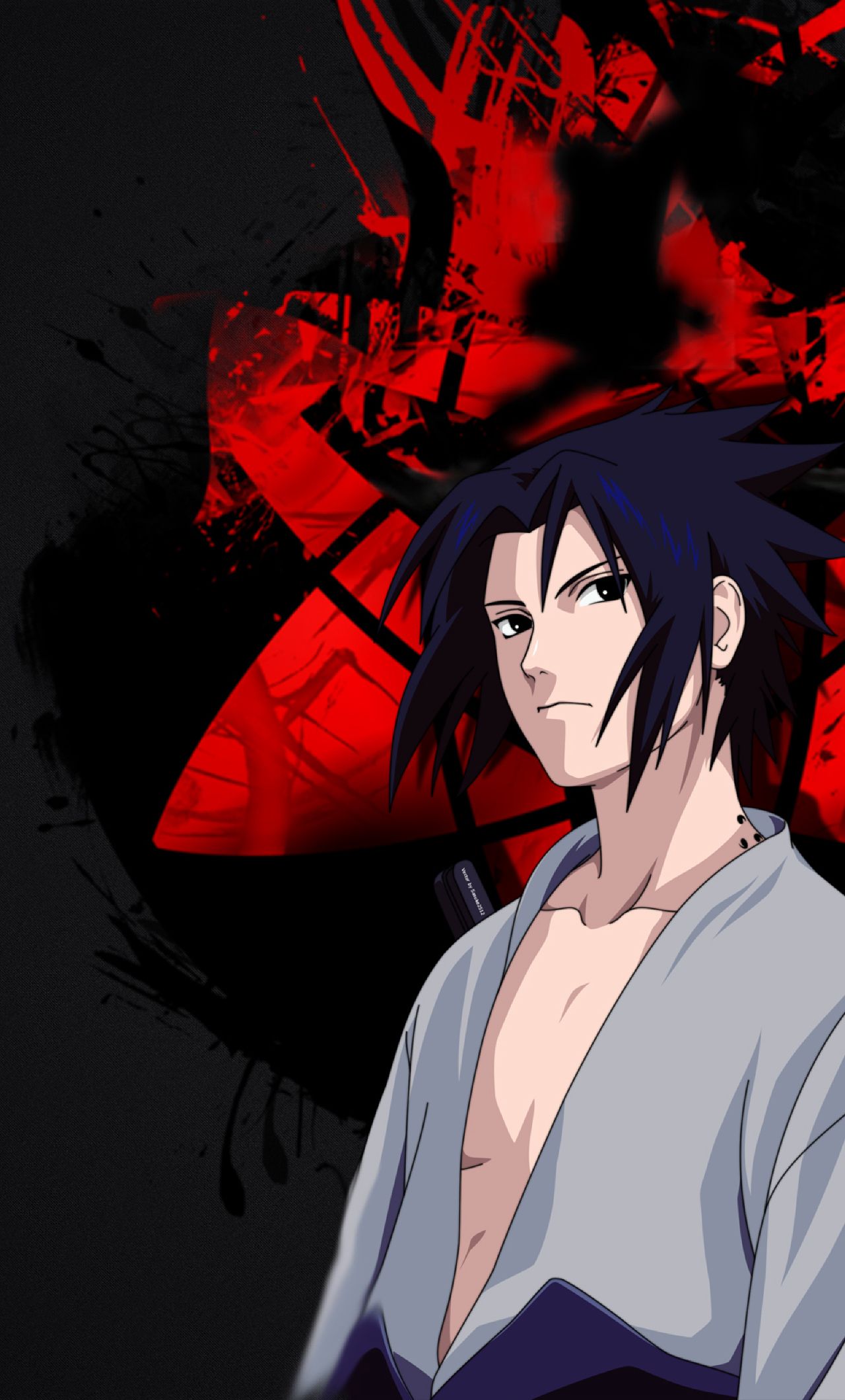Fondo de pantalla de Sasuke Uchiha 1280x2120
