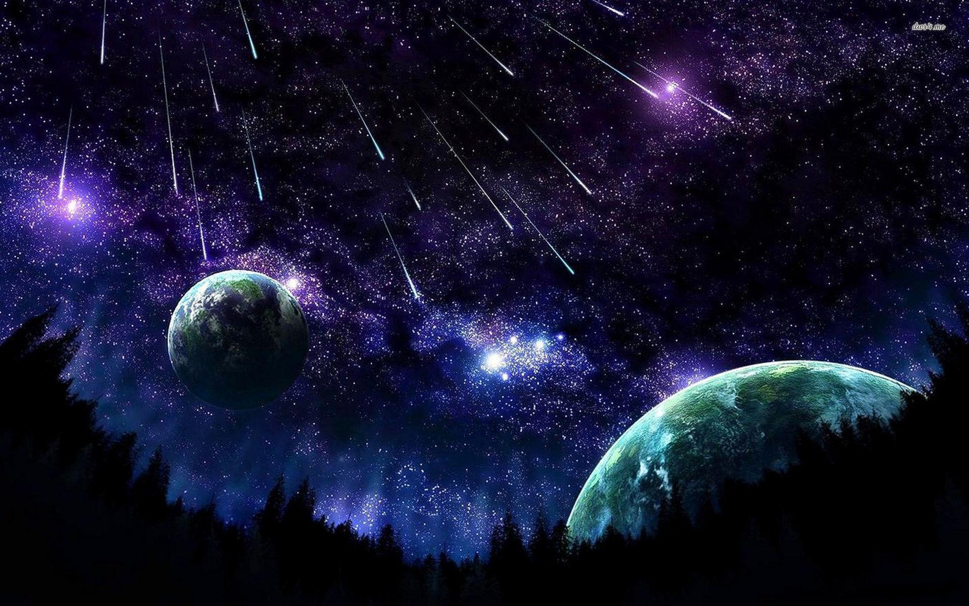 Night Sky Stars Wallpapers - Fondo de pantalla de la cueva