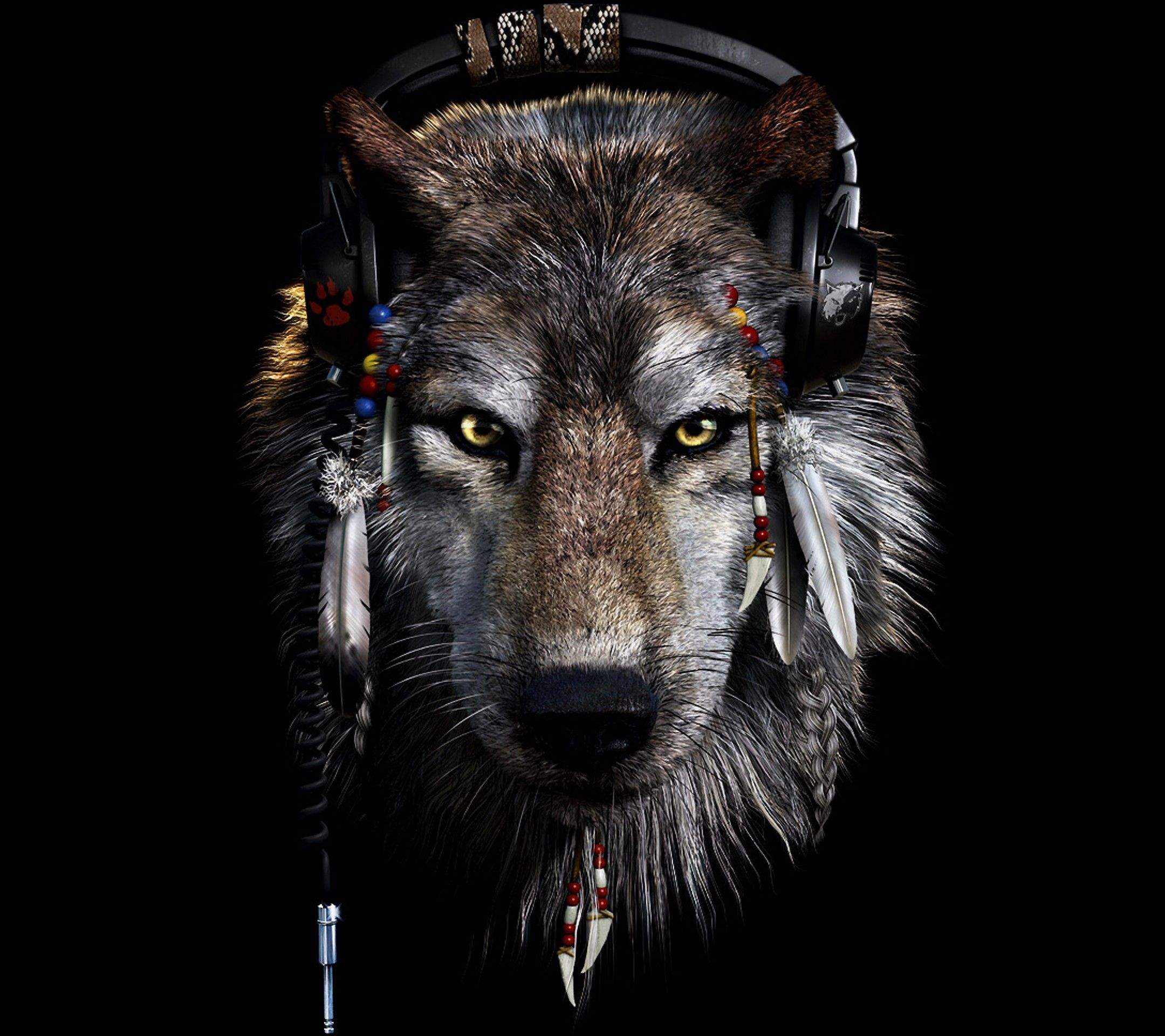 Tribal Wolf Wallpaper (58+ imágenes)