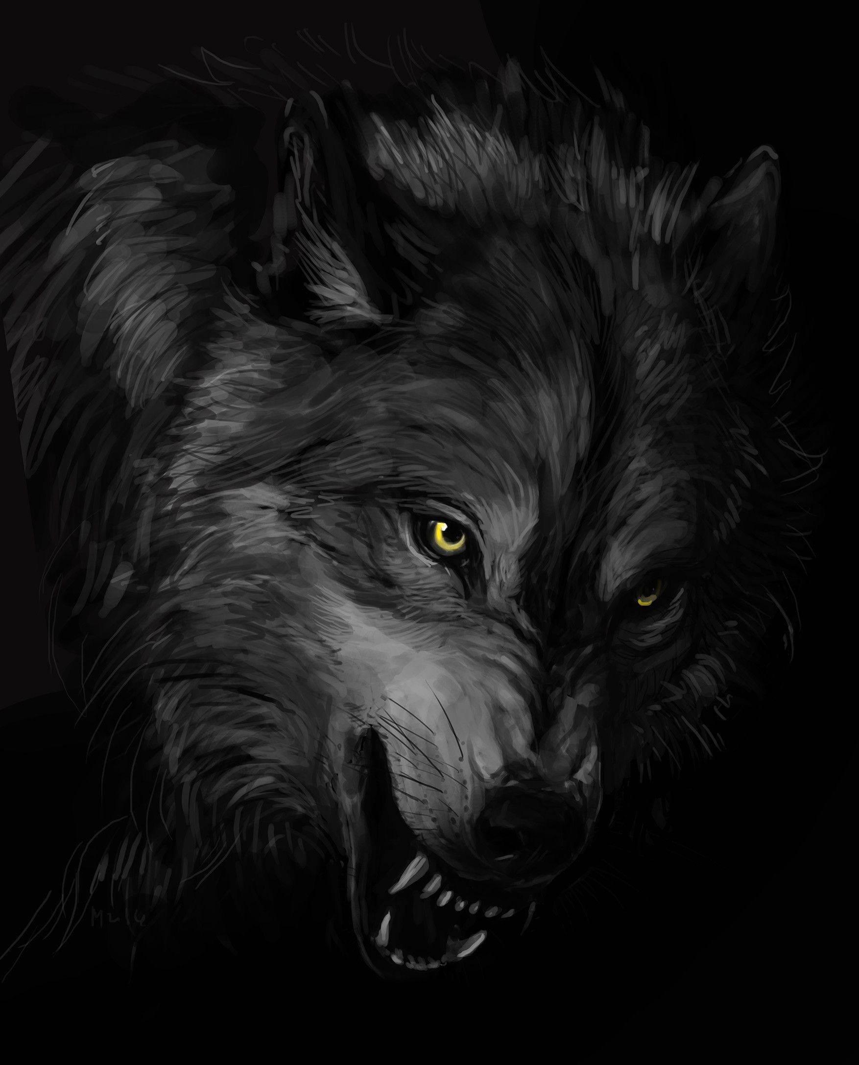 Unique Dark Wolves Wallpapers This Month | Tapet de pomelo