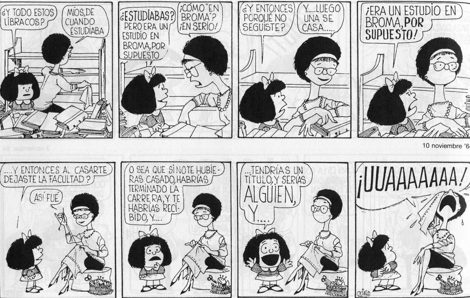 Tarjetas Del Dia De La Mujer De Mafalda - Wallpaper Hd Para Bajar
