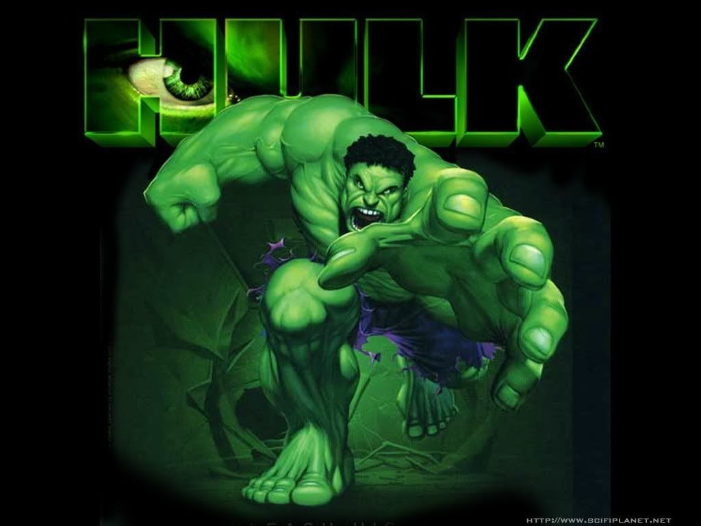 Fondo de pantalla de Hulk 1024x768