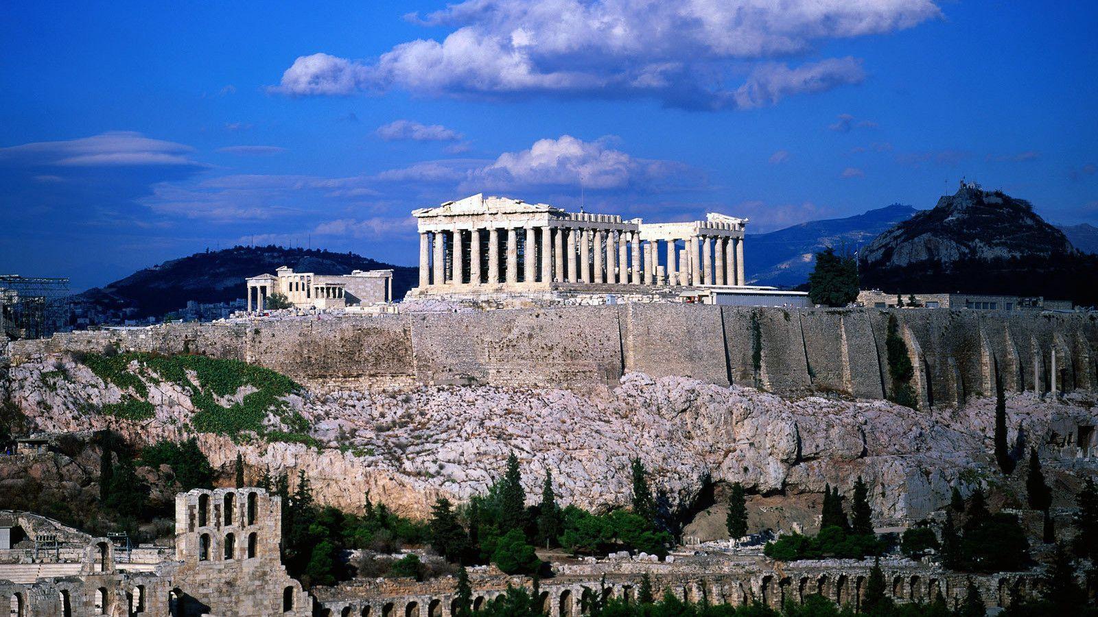 Fondo de pantalla de Atenas 1600x900