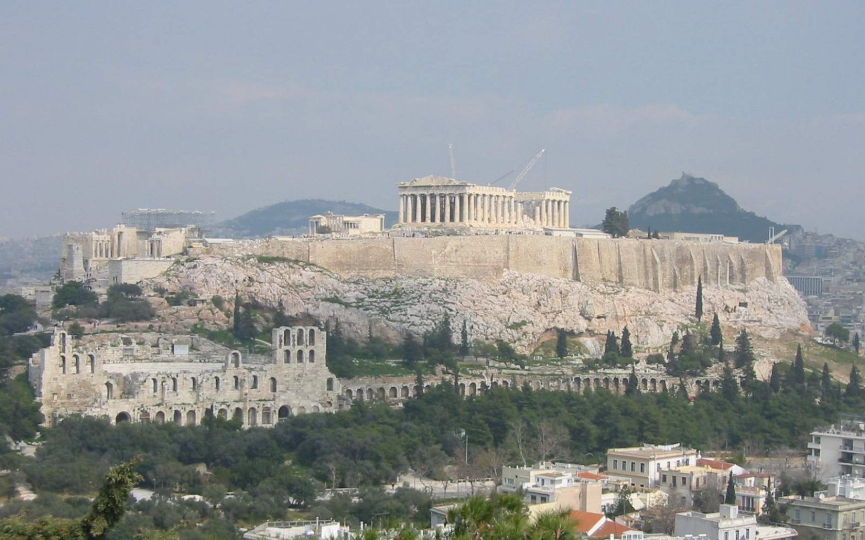 Fondo de pantalla de Atenas 1680x1050