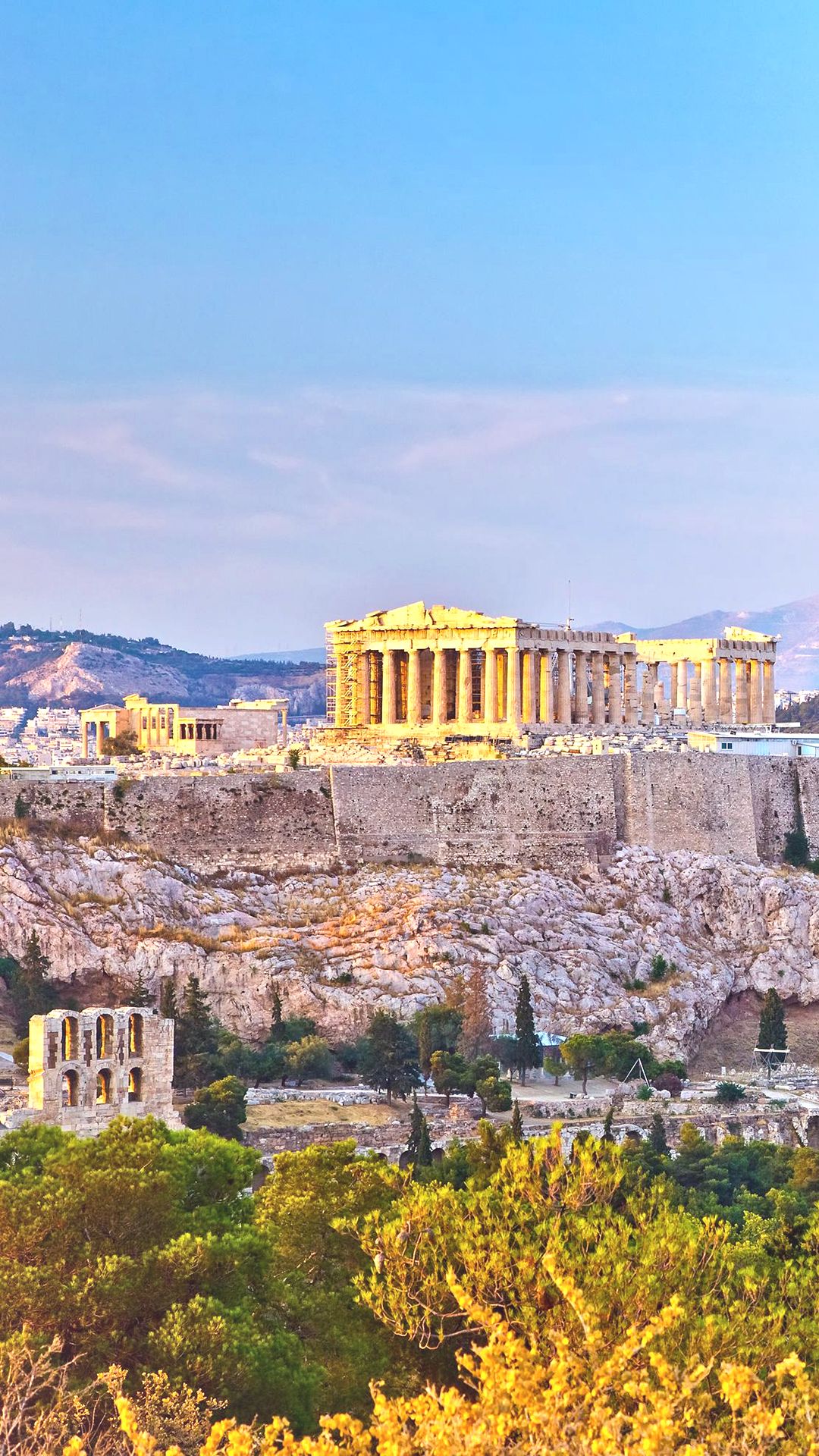 Fondo de pantalla de Atenas 1080x1920