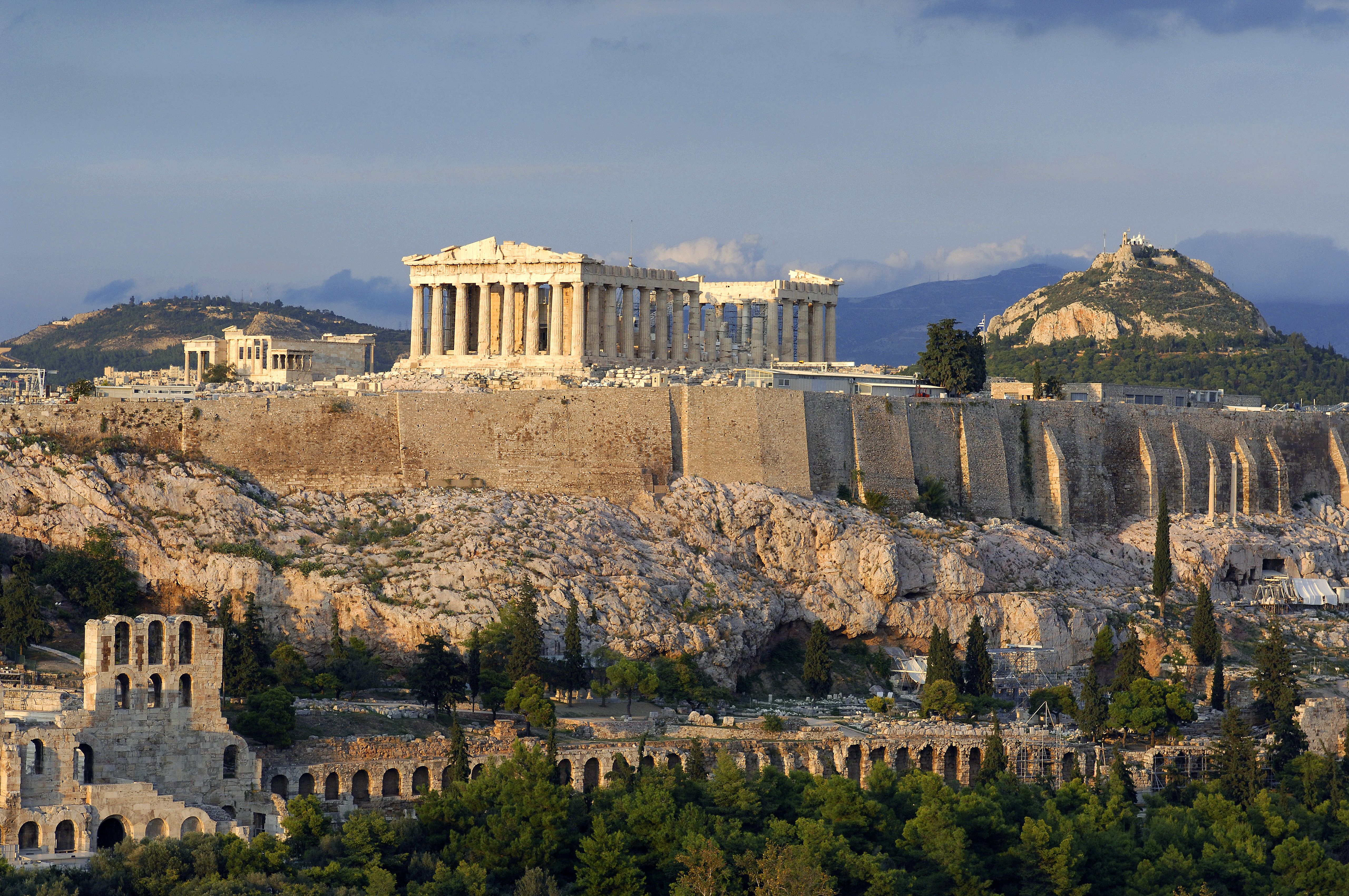 Fondo de pantalla de Atenas 5120x3401