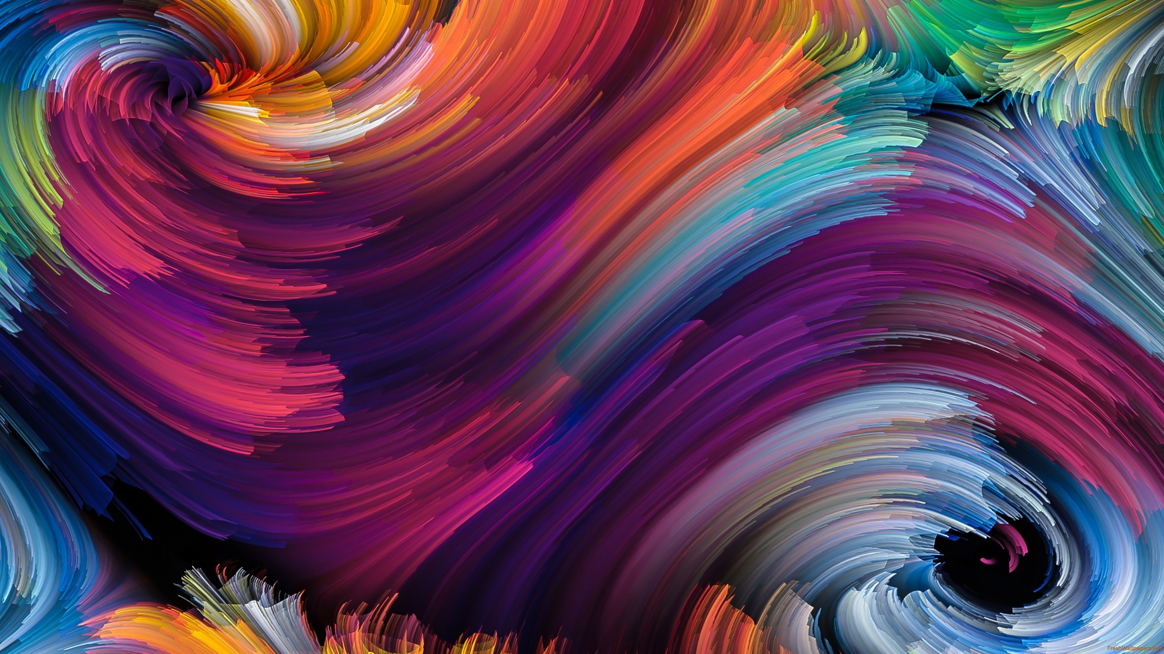 Color Abstract Brackdrops Spiral 4k fondos de pantalla | Papeles pintados frescos