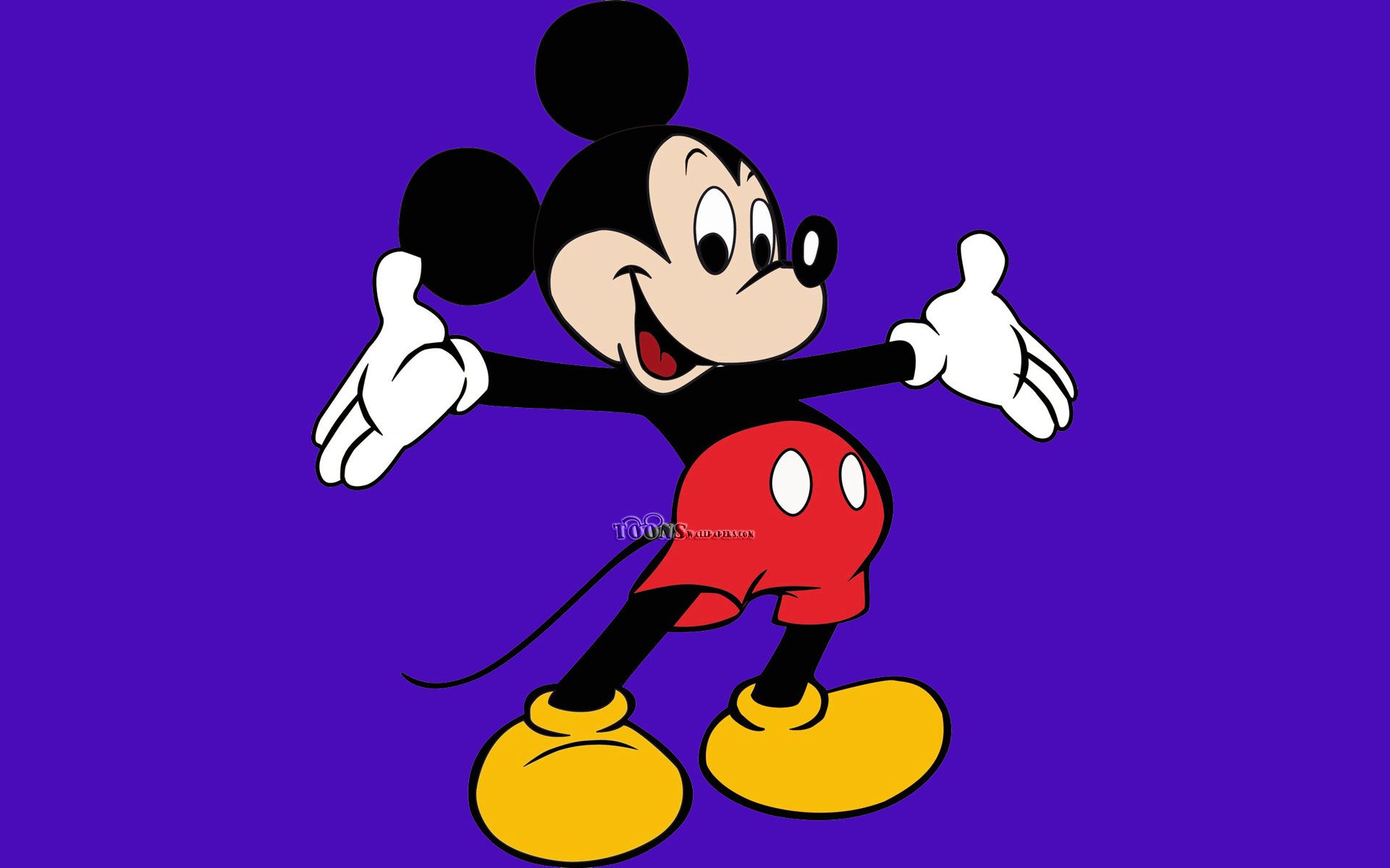 Mouse Mickey Toons Dibujos animados púrpuras Dark Violet wallpapers HD free