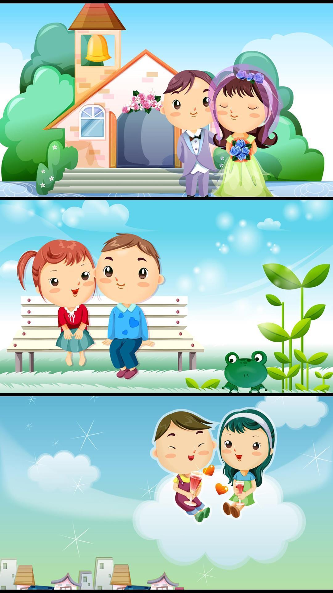 Dibujos animados románticos Wallpapers for Android - APK Descargar