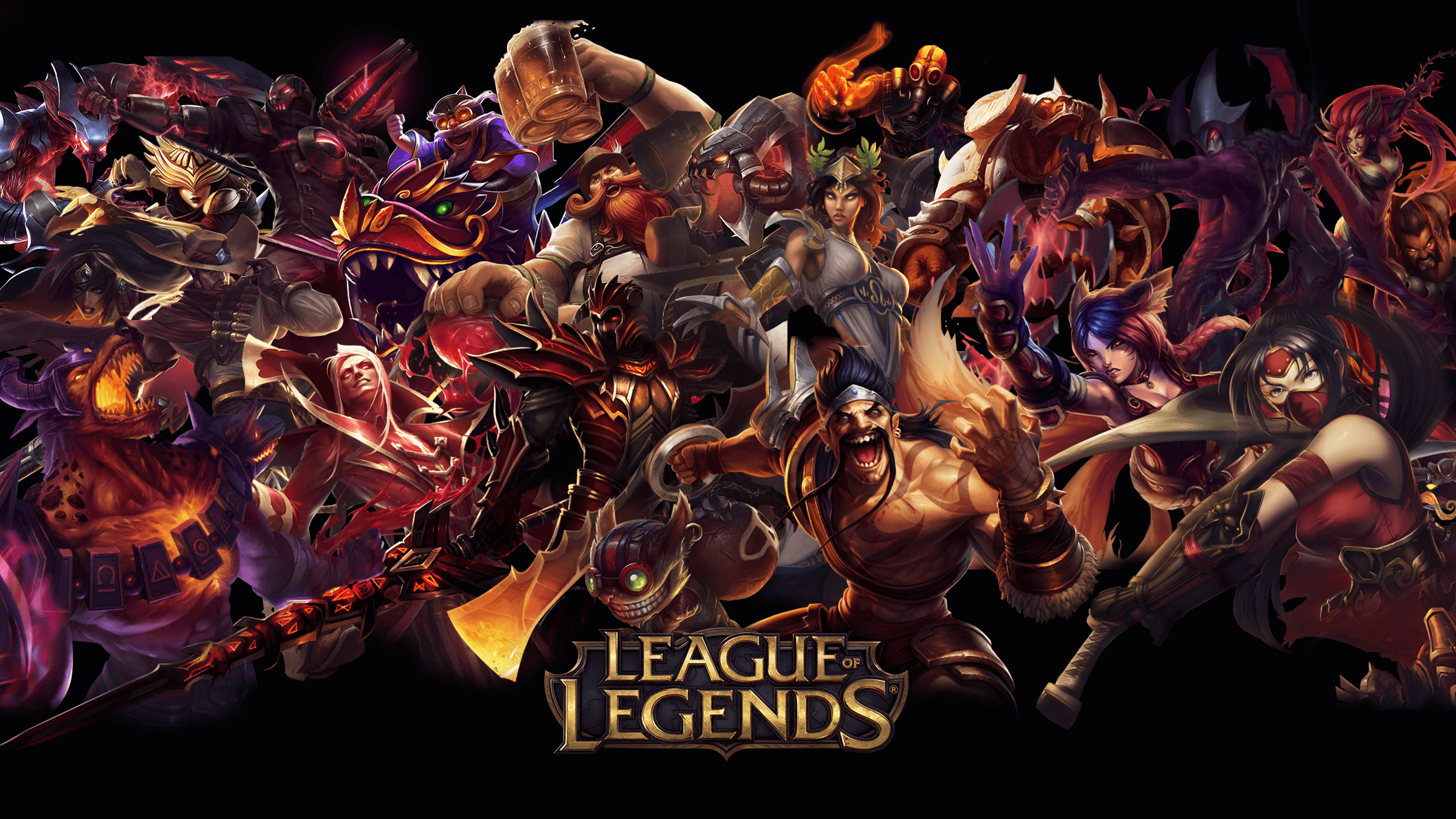 League of Legends Red Wallpaper | LoLWallpapers