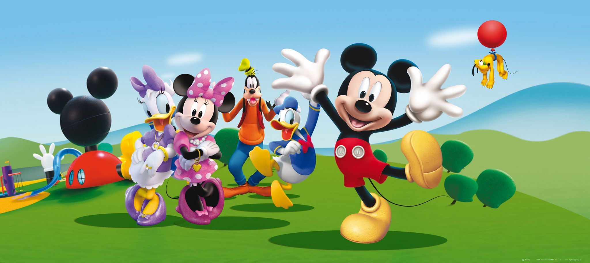 Fondo para computadora de Mickey Mouse y sus amigos. 