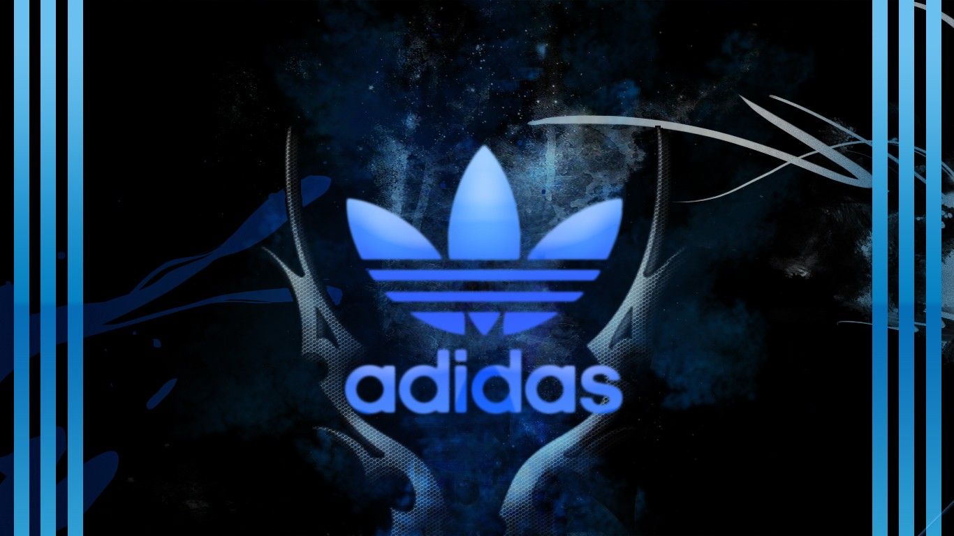 Adidas Logo Blue HD Wallpaper - Ongur