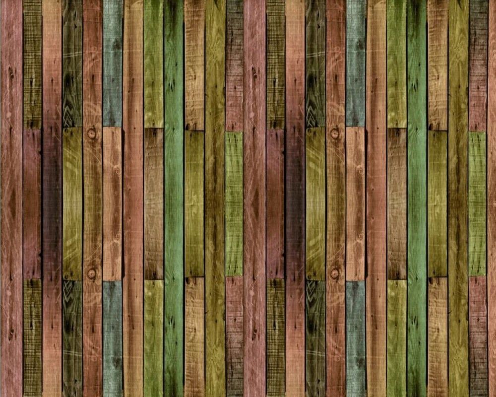 US $ 19.0 50% OFF | Envío gratis Vintage Wood Panel Puzzle Decoración Mural Colorido Parlor de madera Dormitorio Wallpaper 3D Custom Restaurant Photo Mural-in