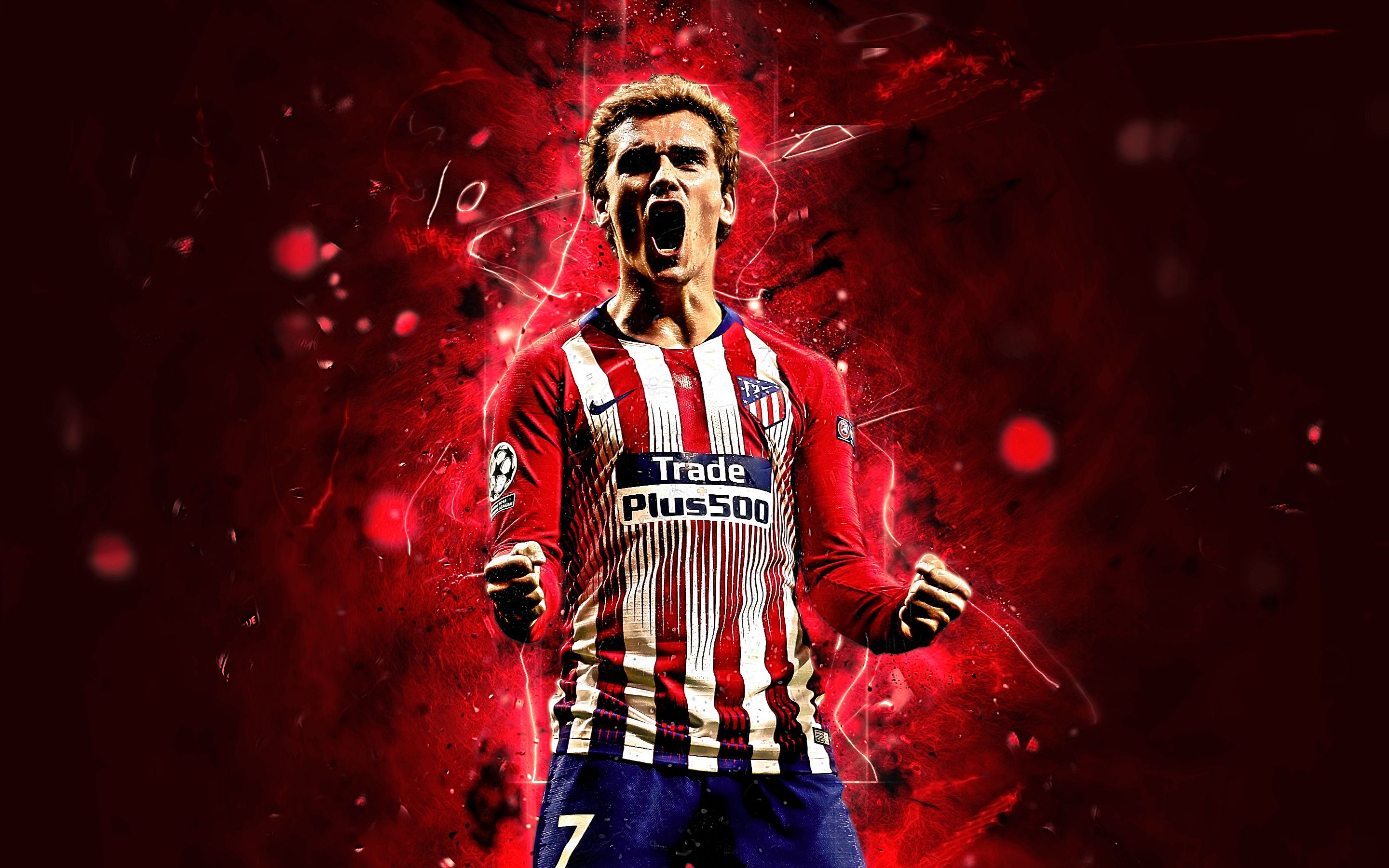 Antoine Griezmann - Atlético Madrid Fondo de pantalla HD | Imagen de fondo
