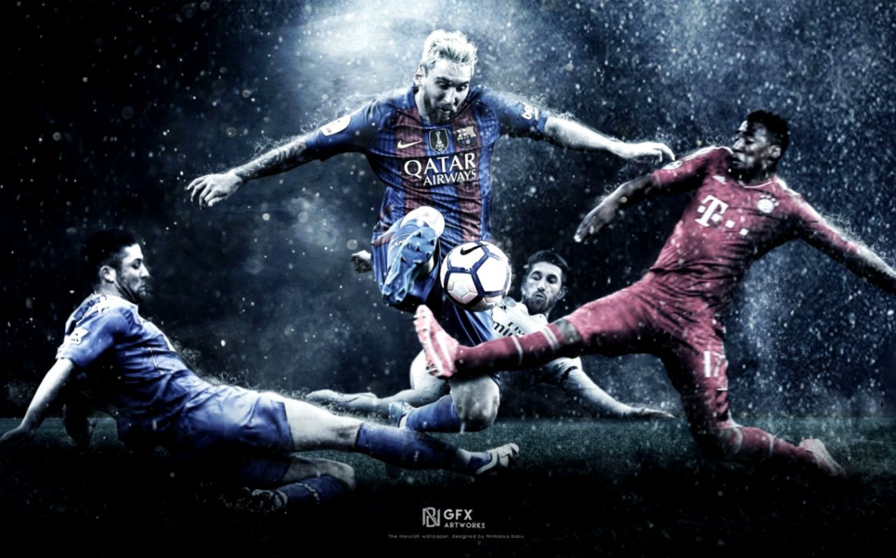 Mejor fondo de pantalla de acción de Lionel Messi | Mega Wallpapers