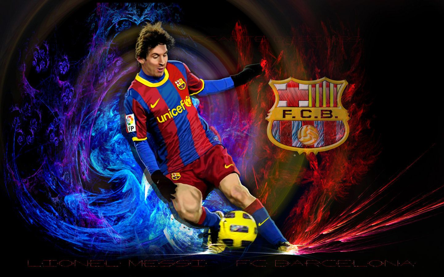 47+] Barcelona Lionel Messi fondo de pantalla