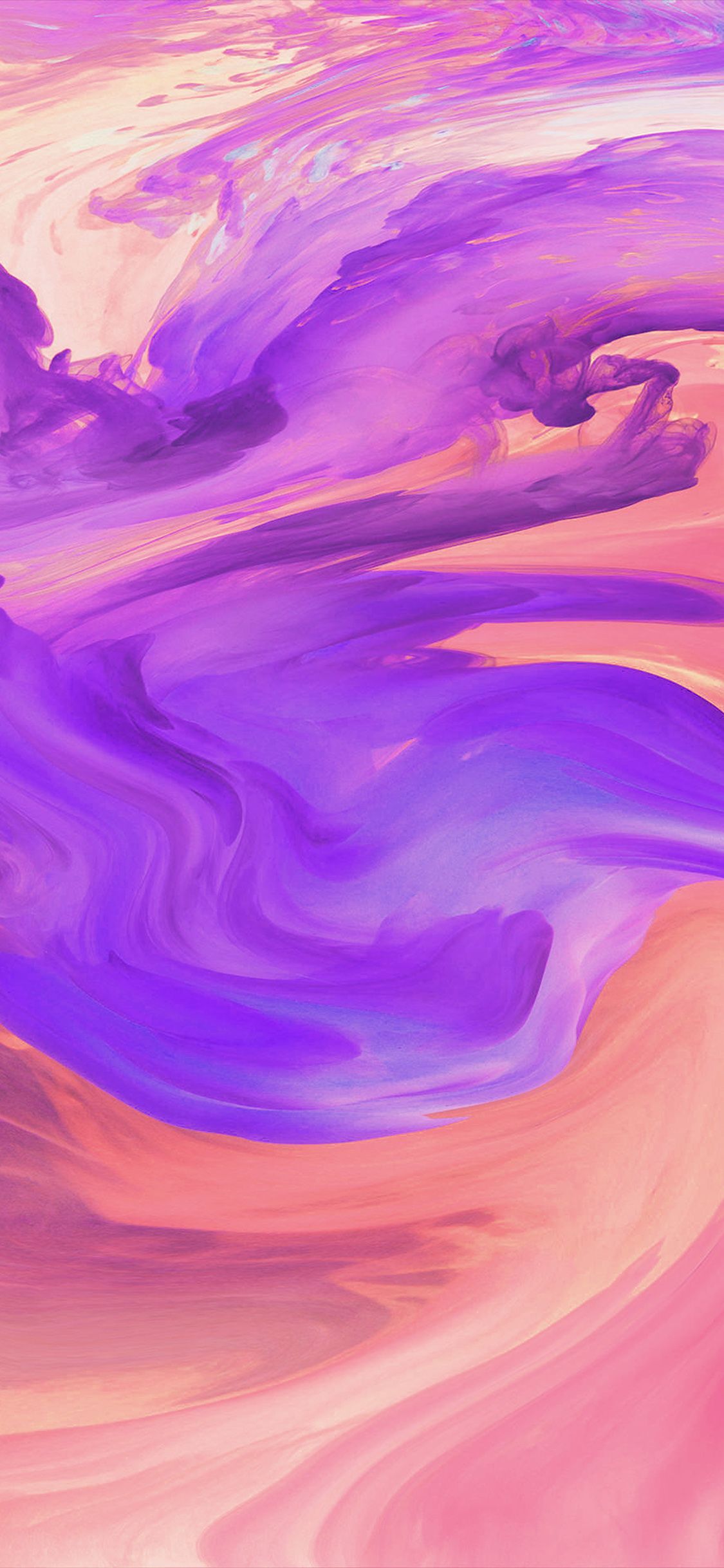 Huracán remolino arte abstracto pintura púrpura patrón iPhone X