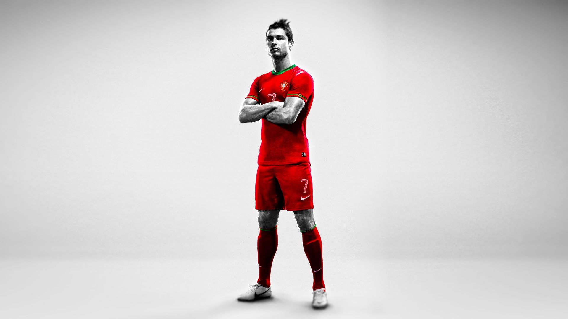 Cristiano Ronaldo Rojo Portugal Jersey Wallpaper - Cristiano Ronaldo