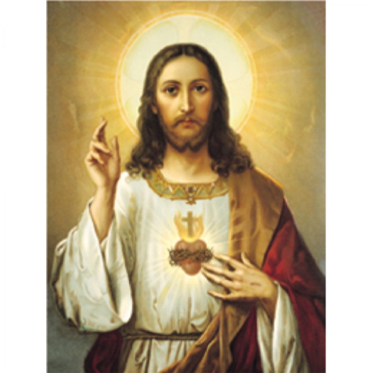 Pintura del Sagrado Corazón de Jesús en PaintingValley.com | Explore