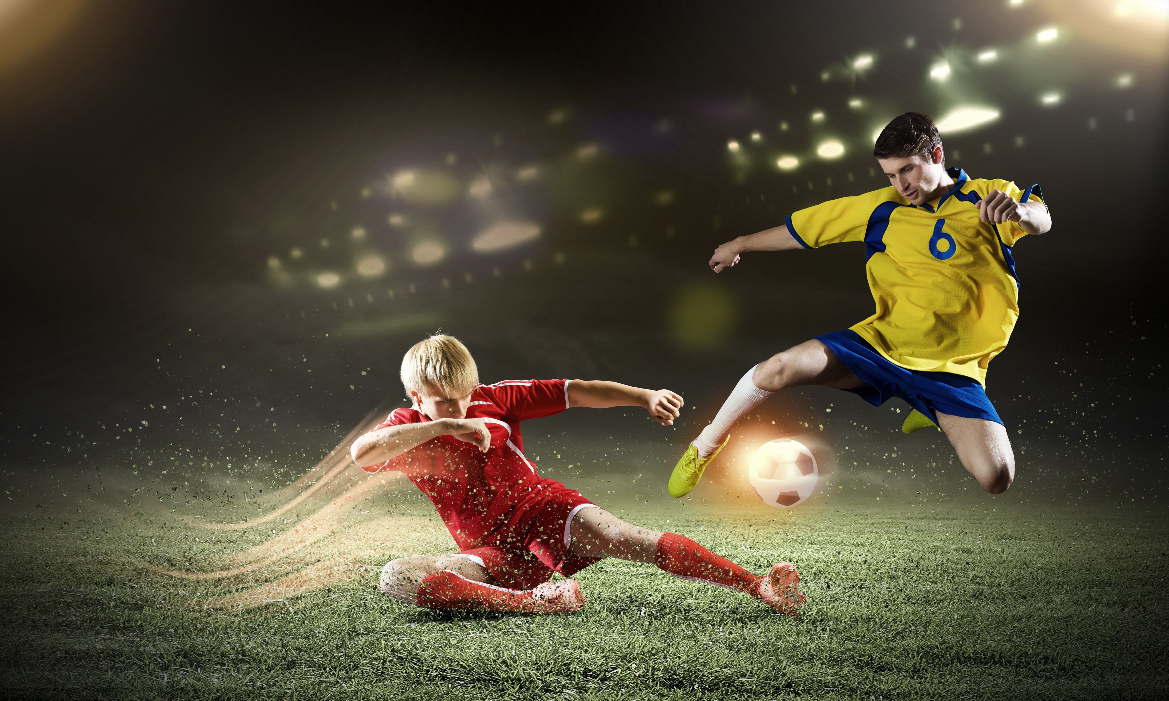 Jugadores de fútbol Fútbol 4k, Deportes HD, Fondos de pantalla 4k, Imágenes