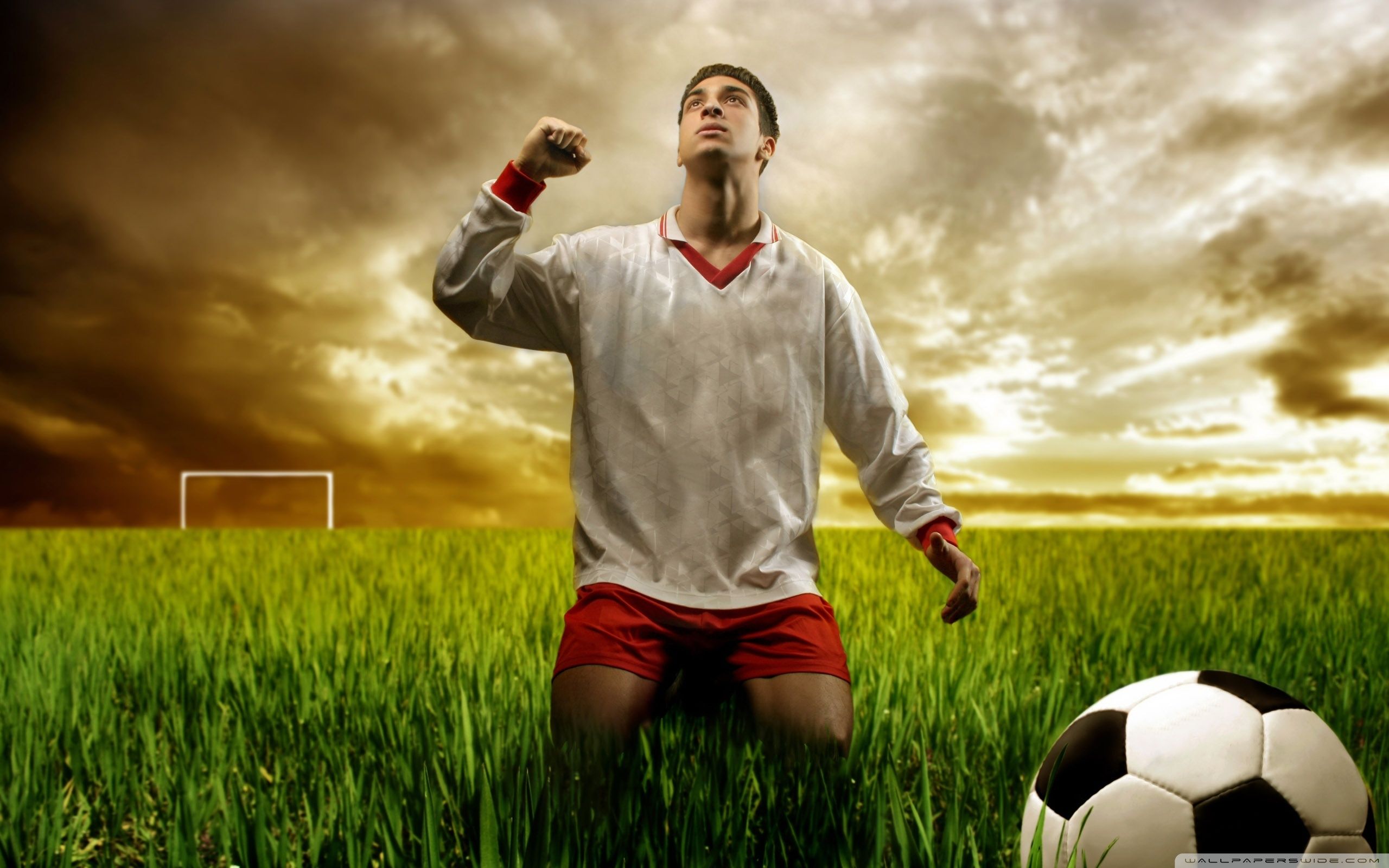 Descargar Soccer Player Praying HD Wallpaper - Fondos de pantalla impresos