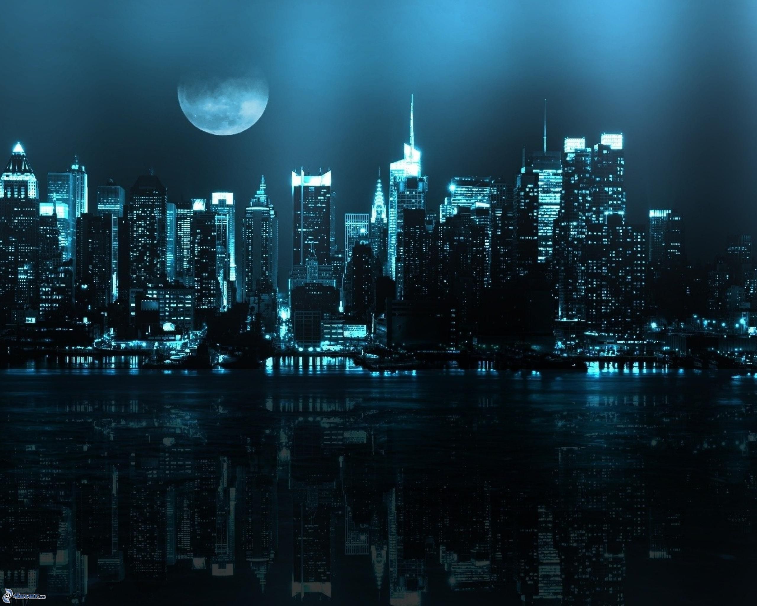 Fondos de pantalla de ciudad de noche - FondosMil