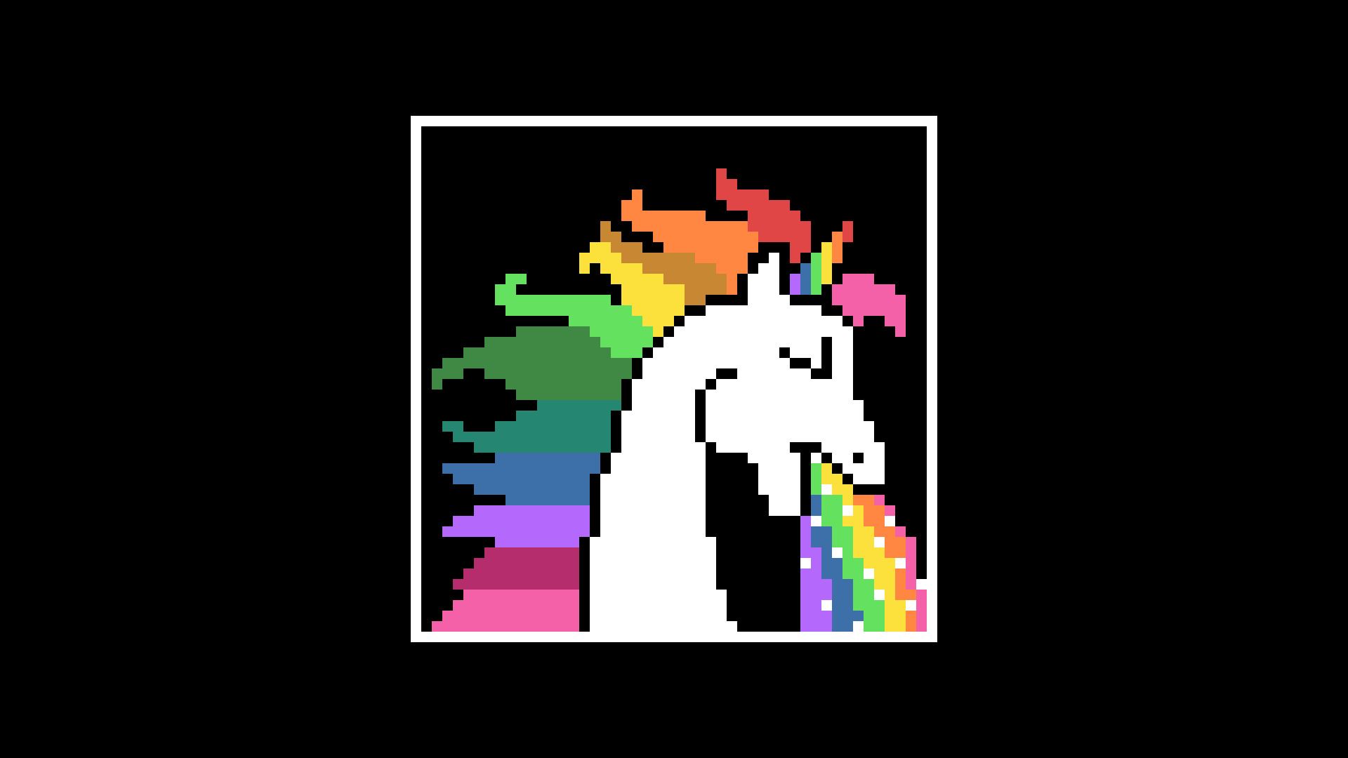 2952780 1920x1080 píxeles arte píxeles unicornios vómito arcoiris unicornio